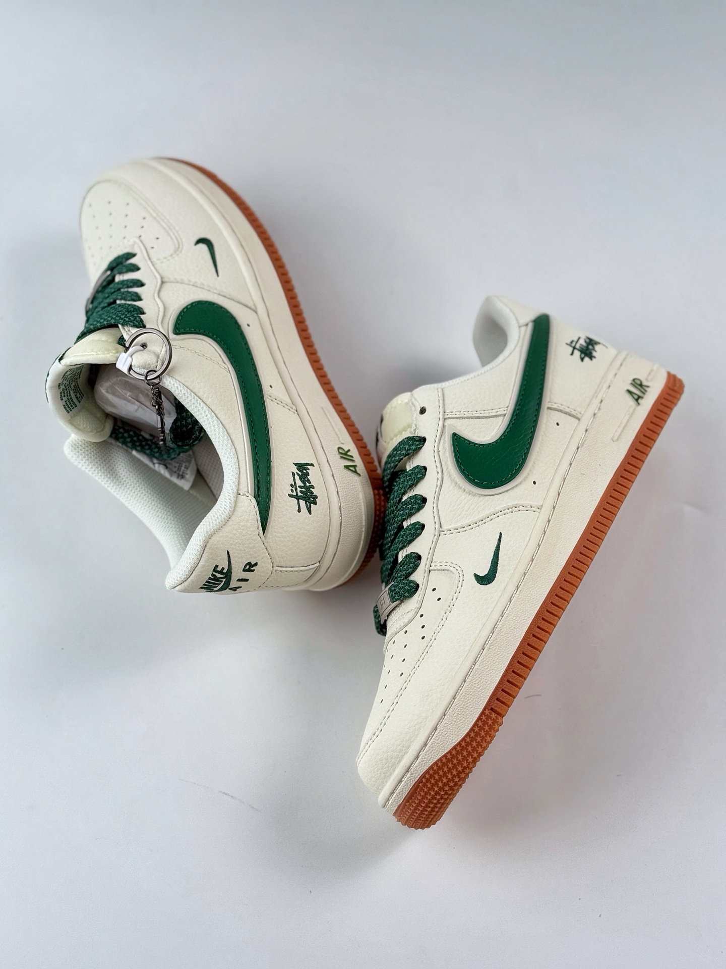 260 Nike Air Force 1 Low 07 x Stussy 白绿小钩满天星 XX3168-138
