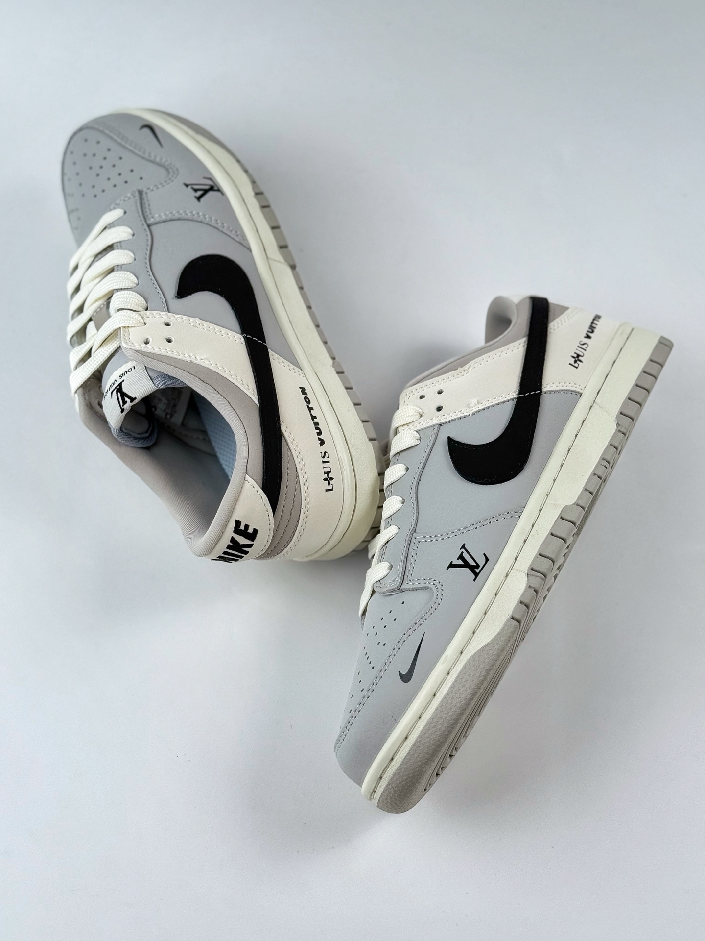 240 Nike SB Dunk Low x Louis Vuitton 灰黑小钩 XY2026-153