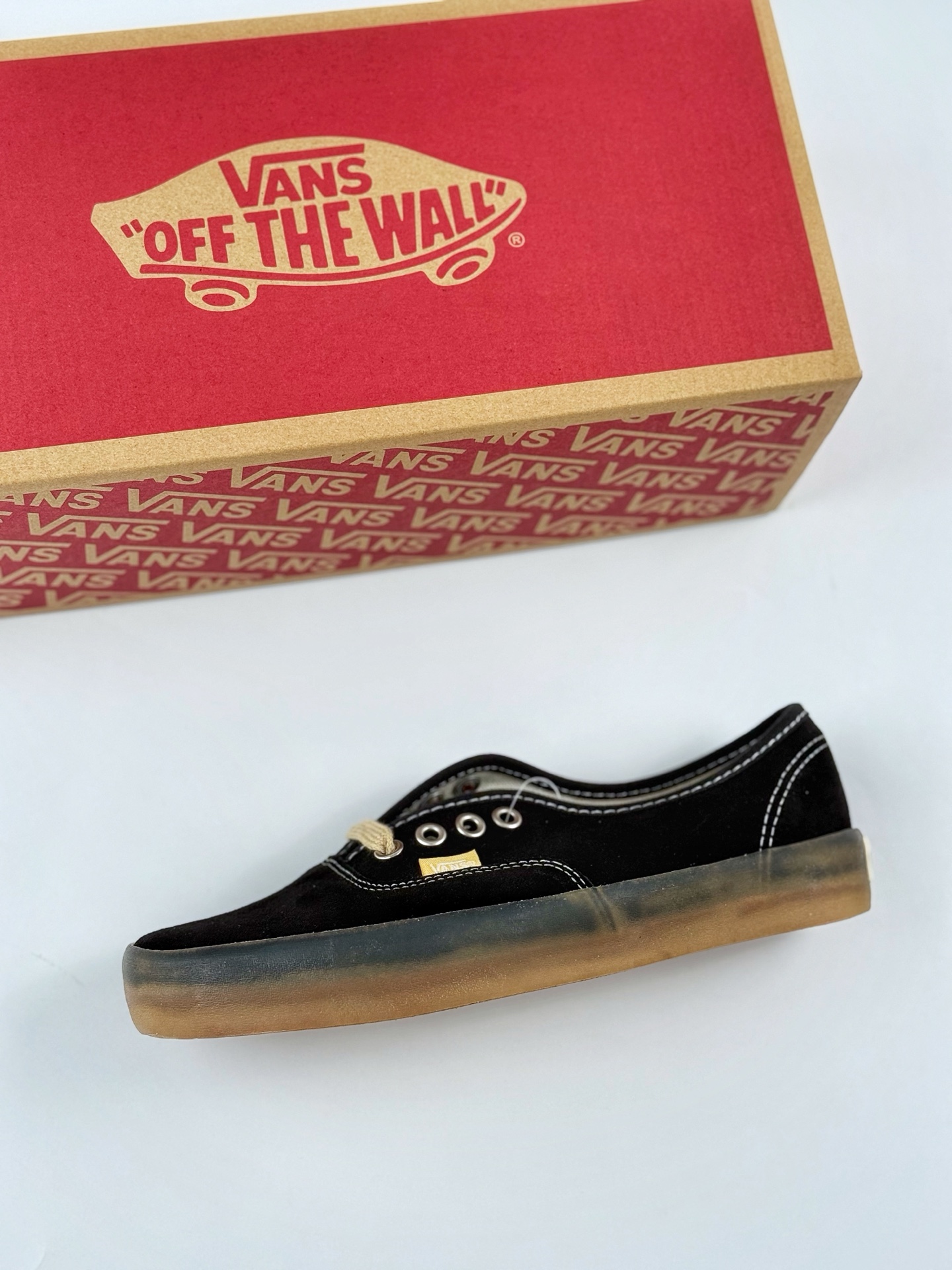 150 Vans Premium Authentic 麂皮复古半透明包边男女休闲鞋低帮板鞋