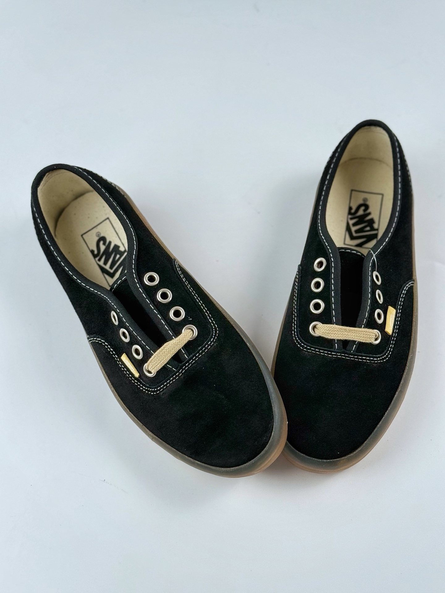 150 Vans Premium Authentic 麂皮复古半透明包边男女休闲鞋低帮板鞋
