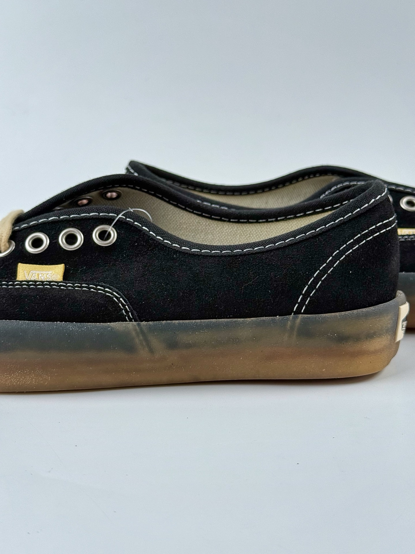 150 Vans Premium Authentic 麂皮复古半透明包边男女休闲鞋低帮板鞋