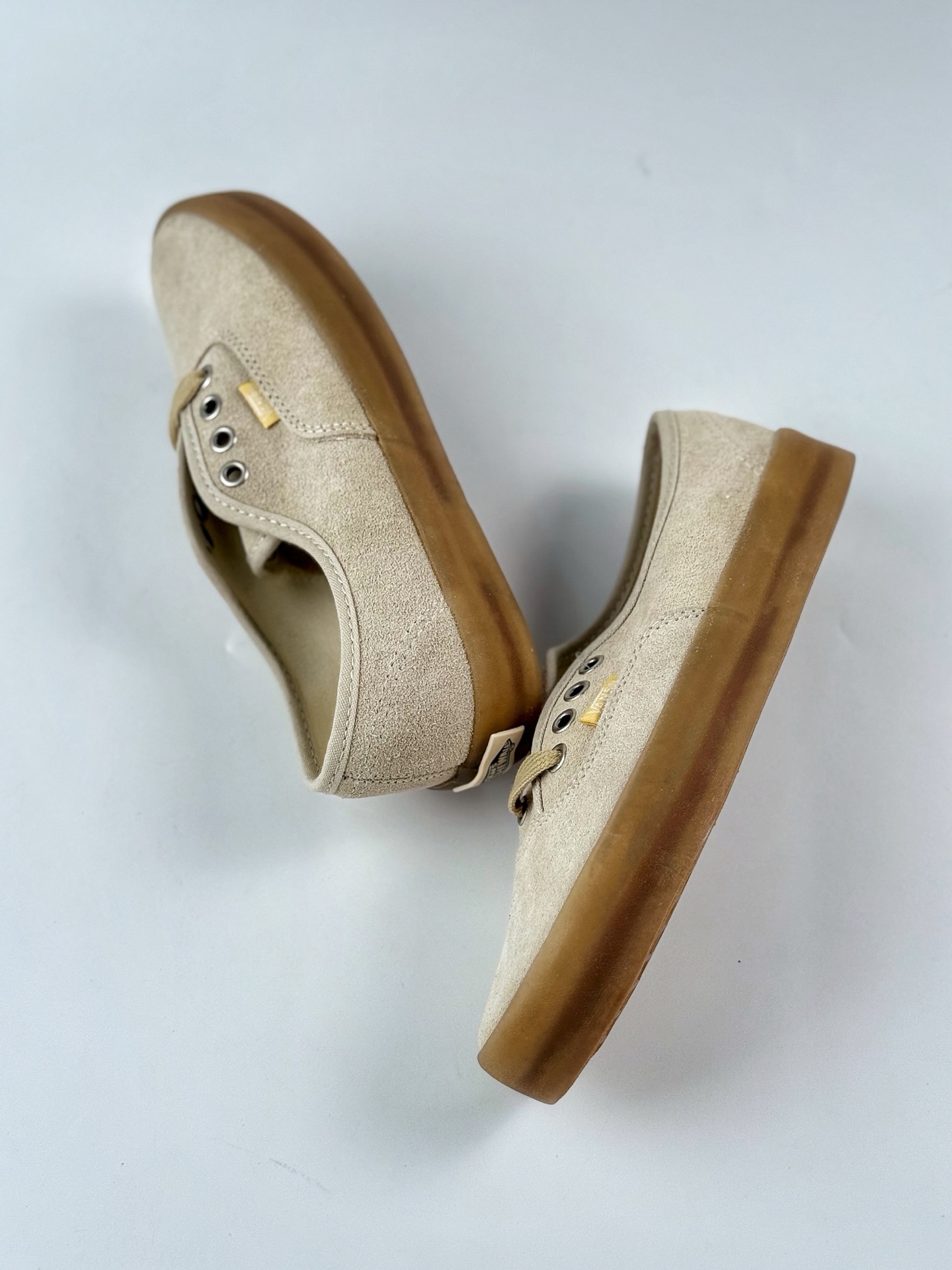 150 Vans Premium Authentic 麂皮复古半透明包边男女休闲鞋低帮板鞋