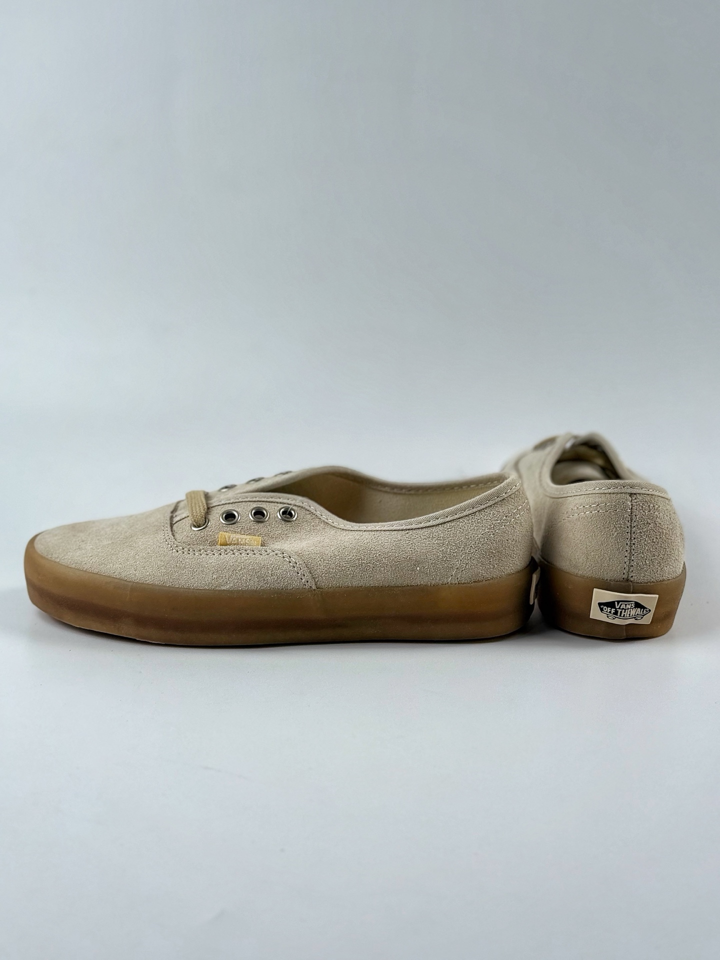 150 Vans Premium Authentic 麂皮复古半透明包边男女休闲鞋低帮板鞋