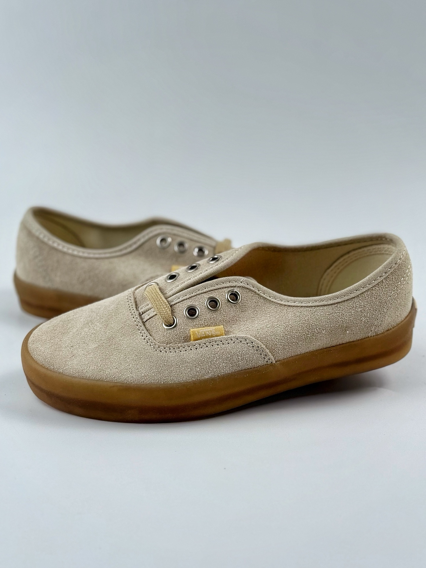 150 Vans Premium Authentic 麂皮复古半透明包边男女休闲鞋低帮板鞋