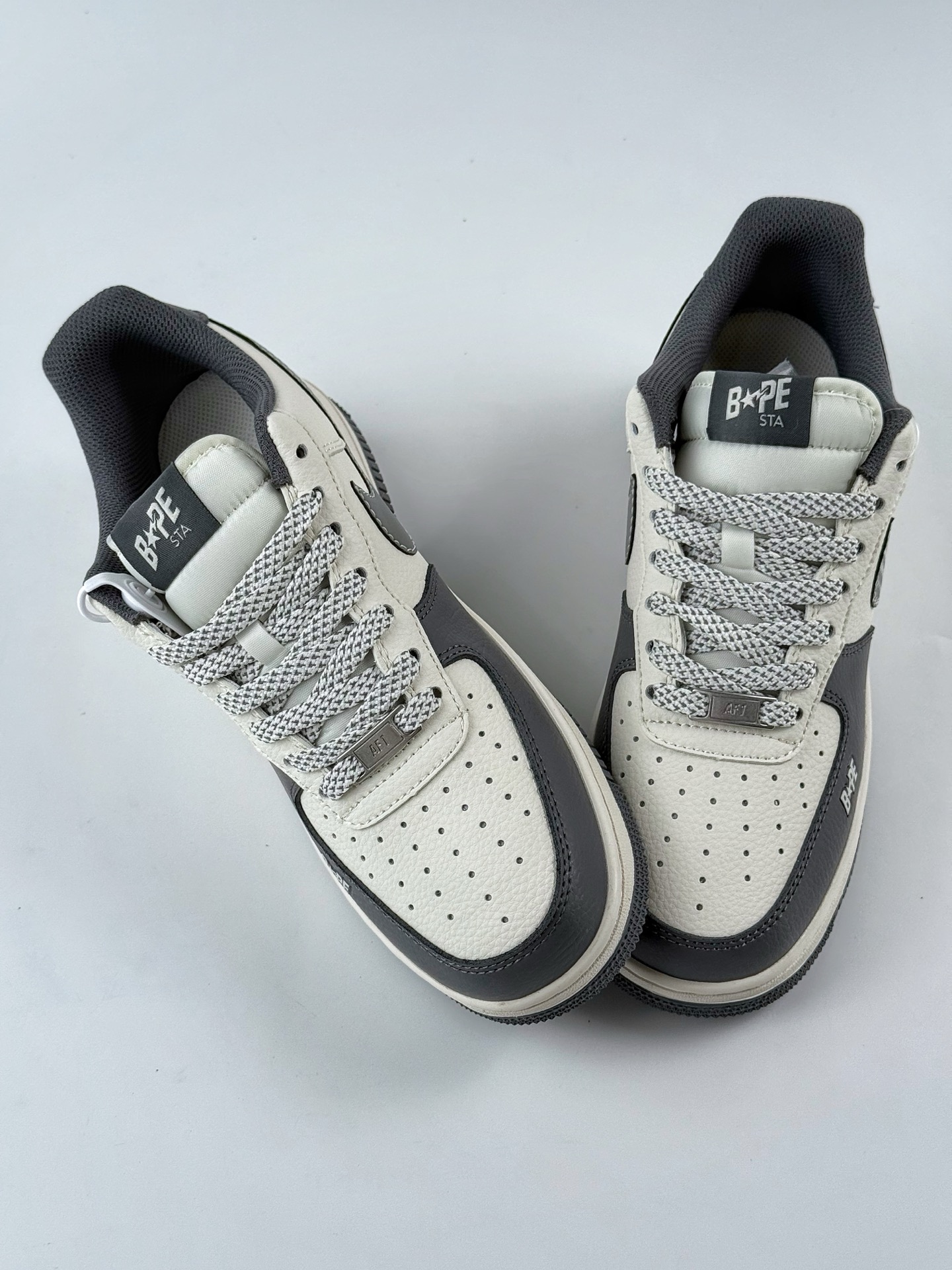 260 Nike Air Force 1 Low 07 x BAPE 白灰满天星 XS1958-570