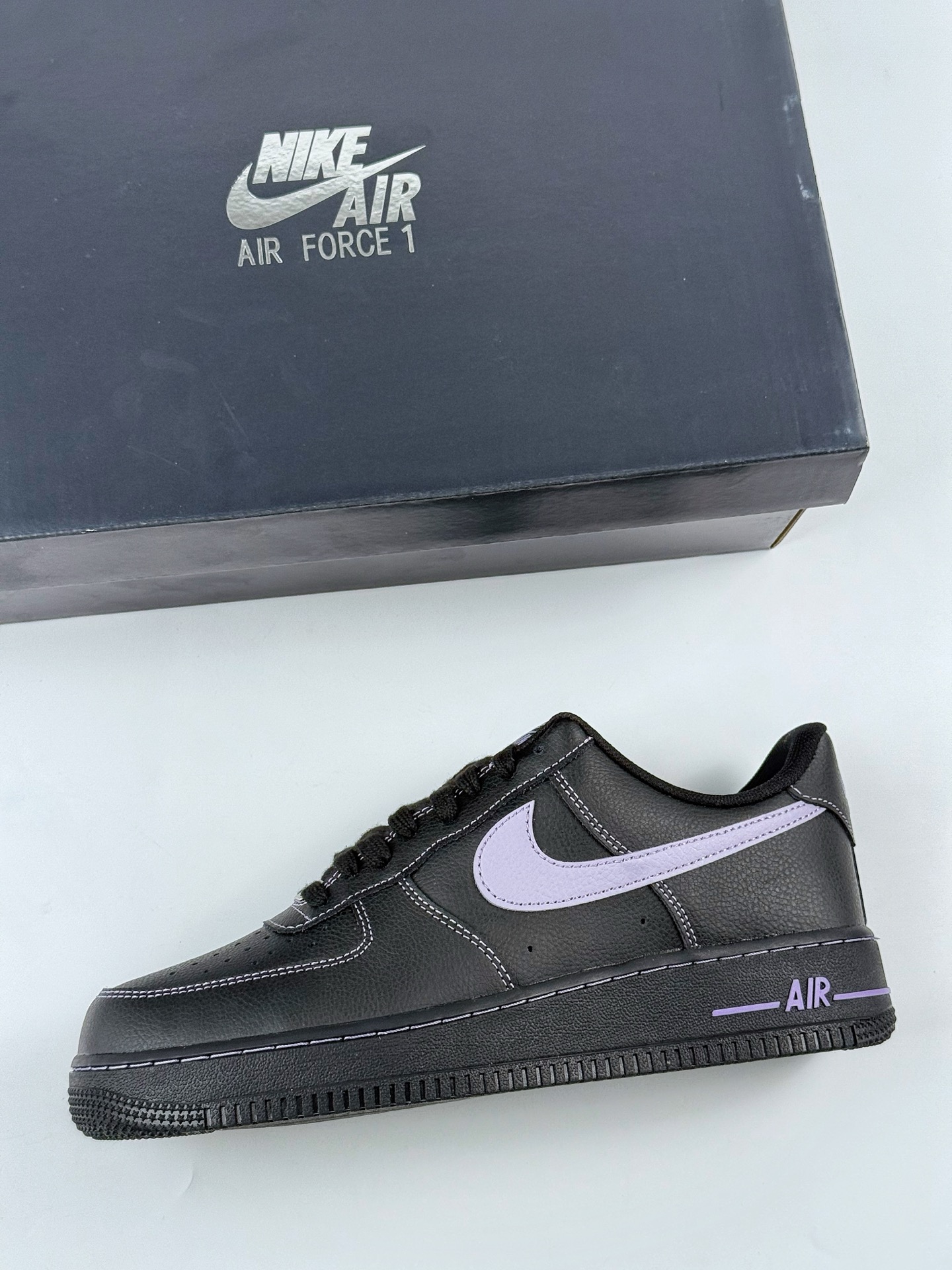 200 Nike Air Force 1 Low 07 黑紫 HQ2037-001