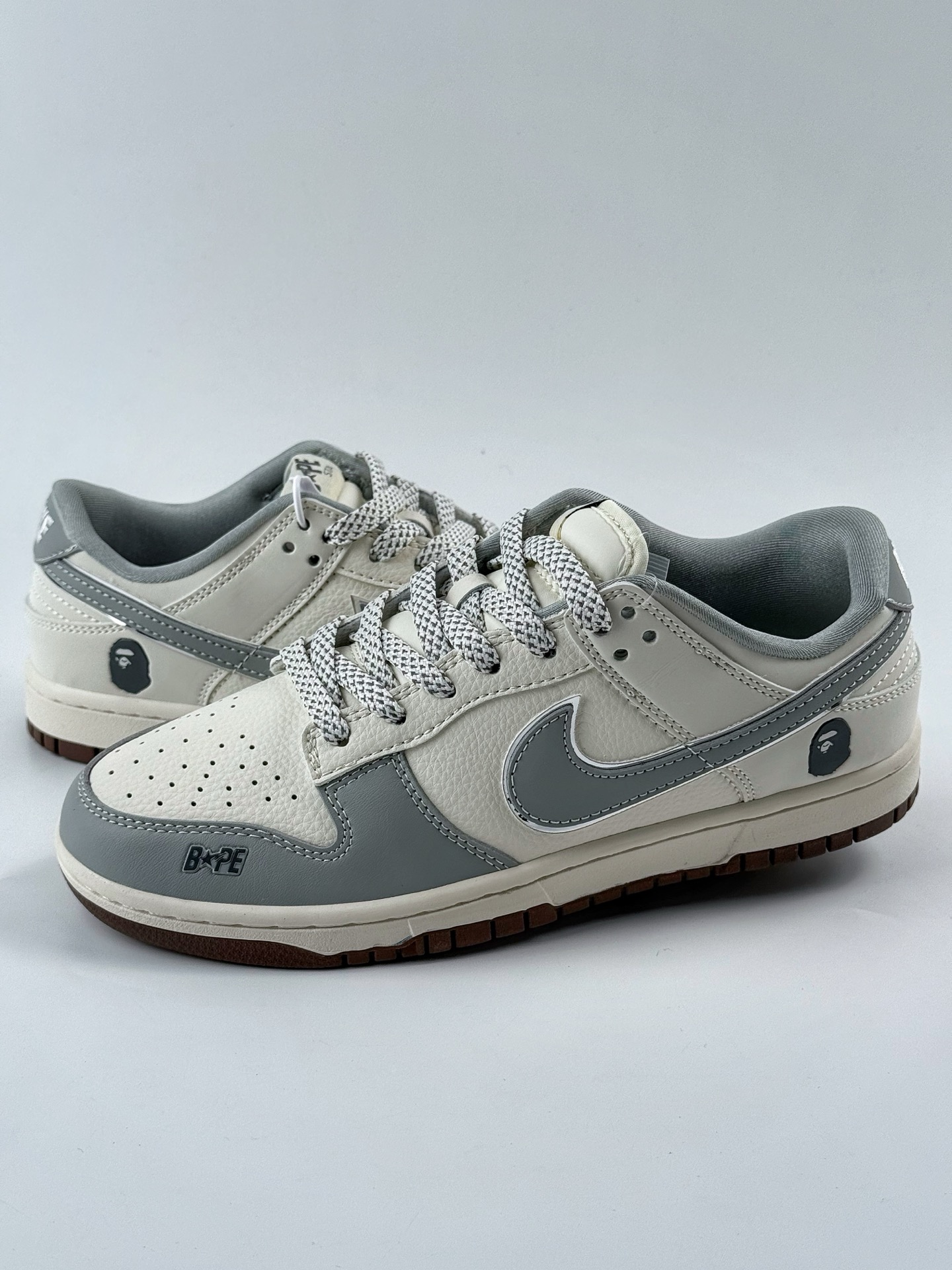 280 Nike SB Dunk Low x BAPE 灰白满天星 JJ2508-558