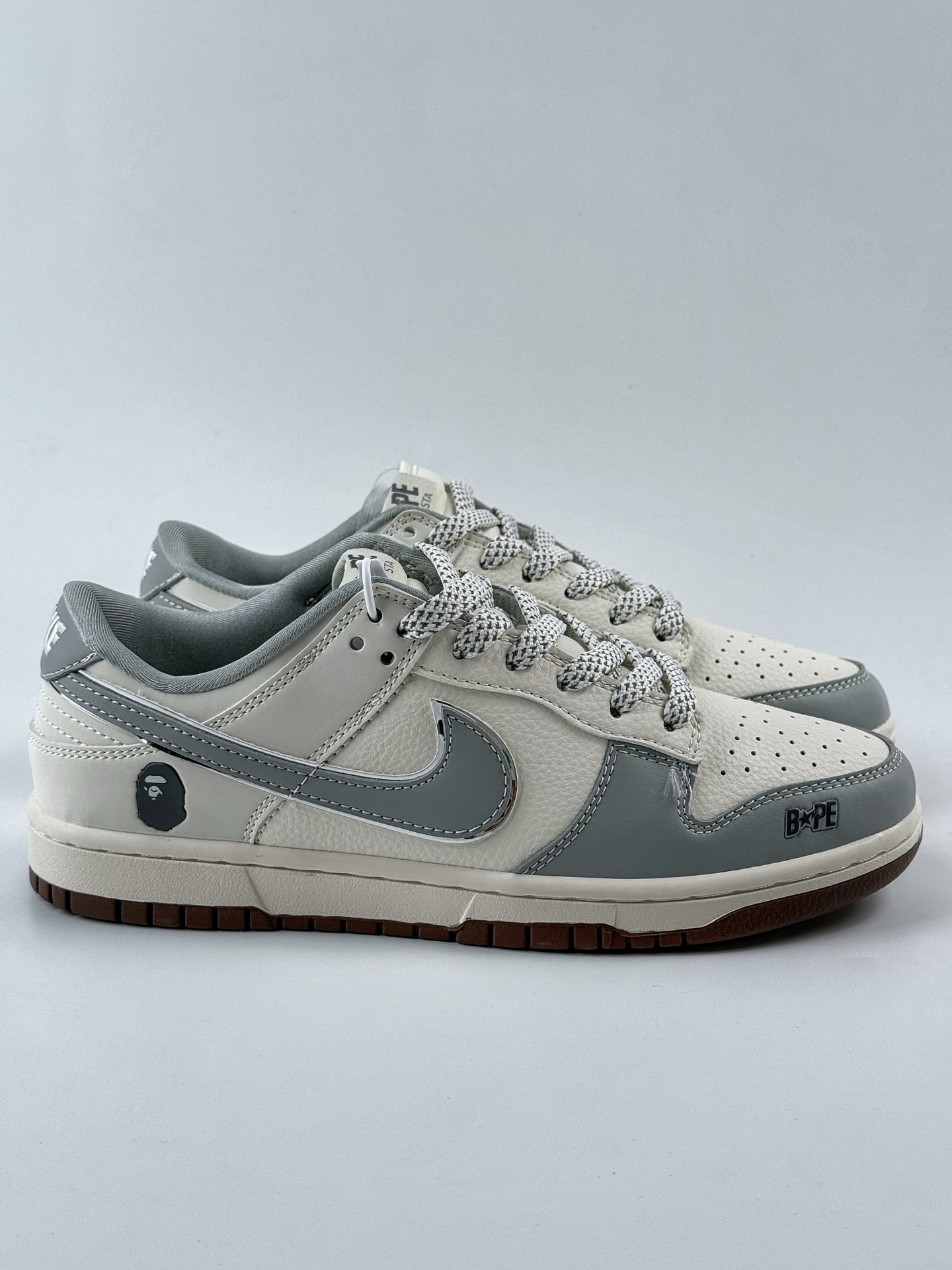 280 Nike SB Dunk Low x BAPE 灰白满天星 JJ2508-558