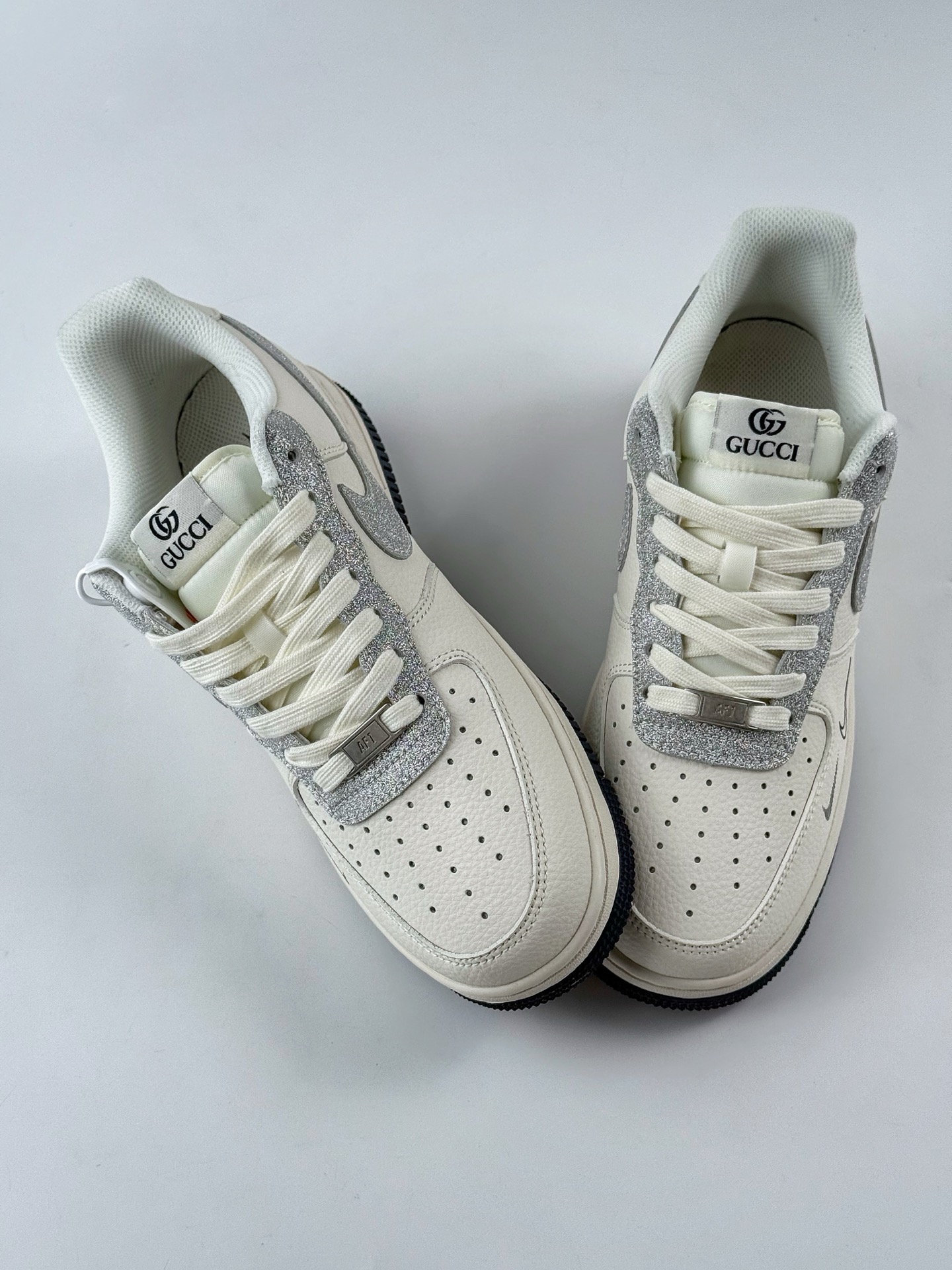 Nike Air Force 1 Low 07 x GUCCI 白灰双小钩 XS1958-546