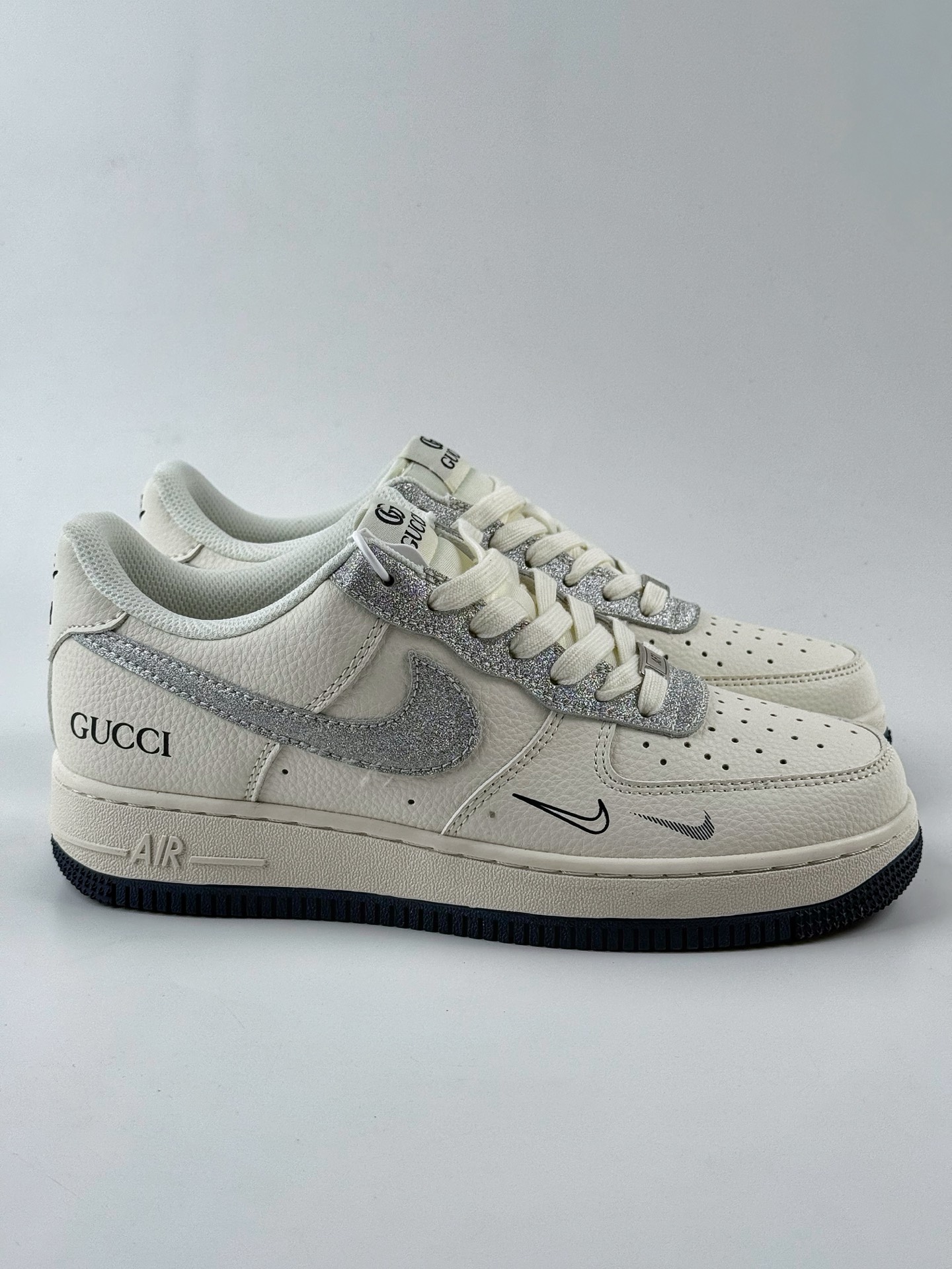 Nike Air Force 1 Low 07 x GUCCI 白灰双小钩 XS1958-546