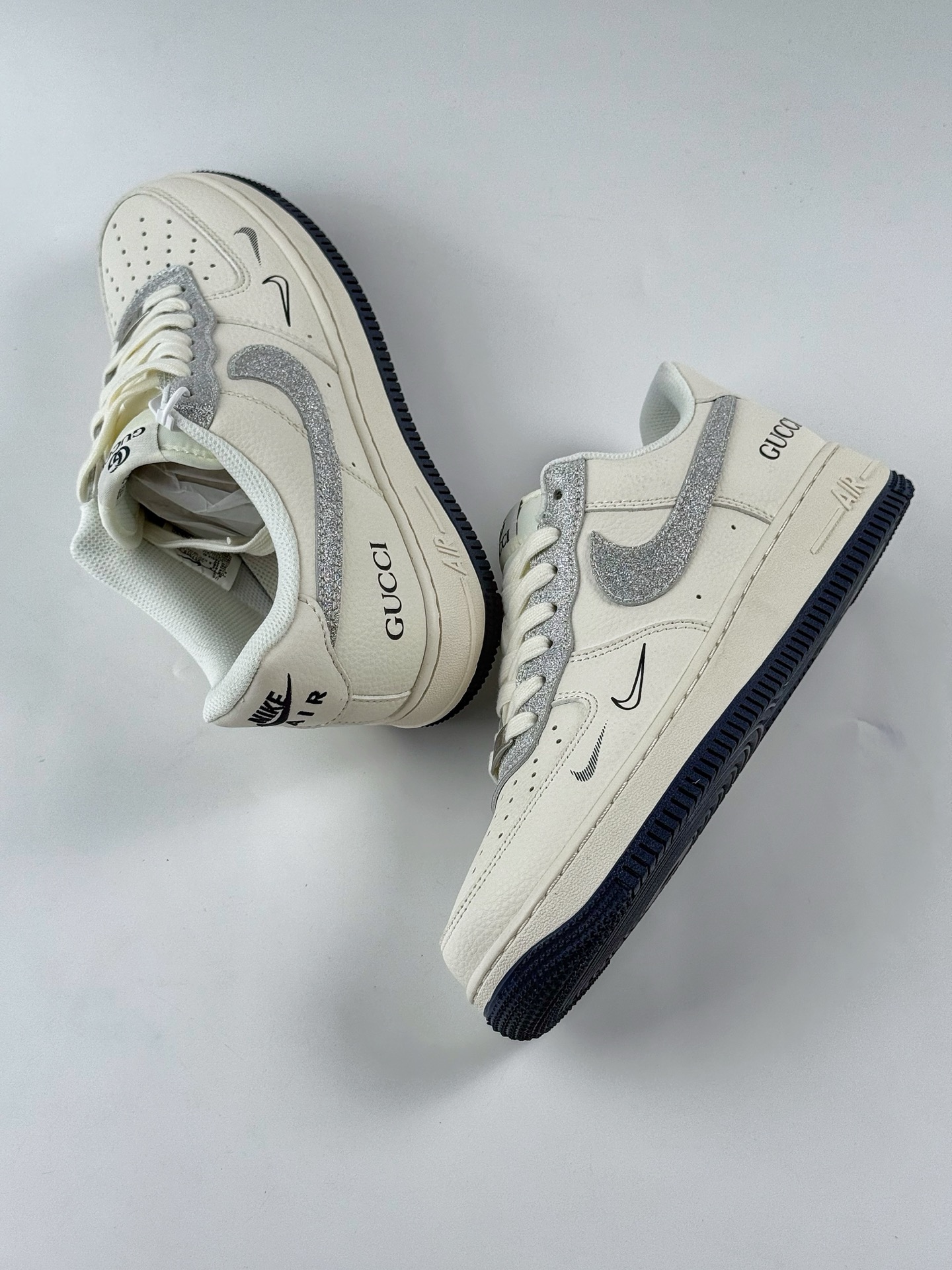 Nike Air Force 1 Low 07 x GUCCI 白灰双小钩 XS1958-546