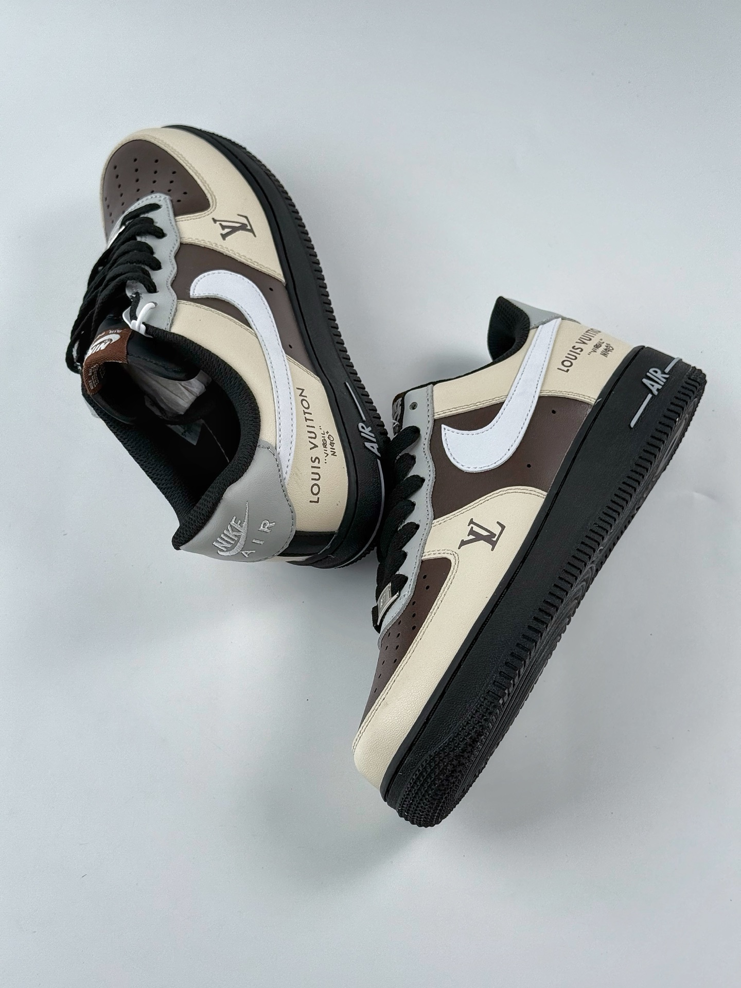 Nike Air Force 1 Low 07 x Louis Vuitton 米棕黑 808788-625