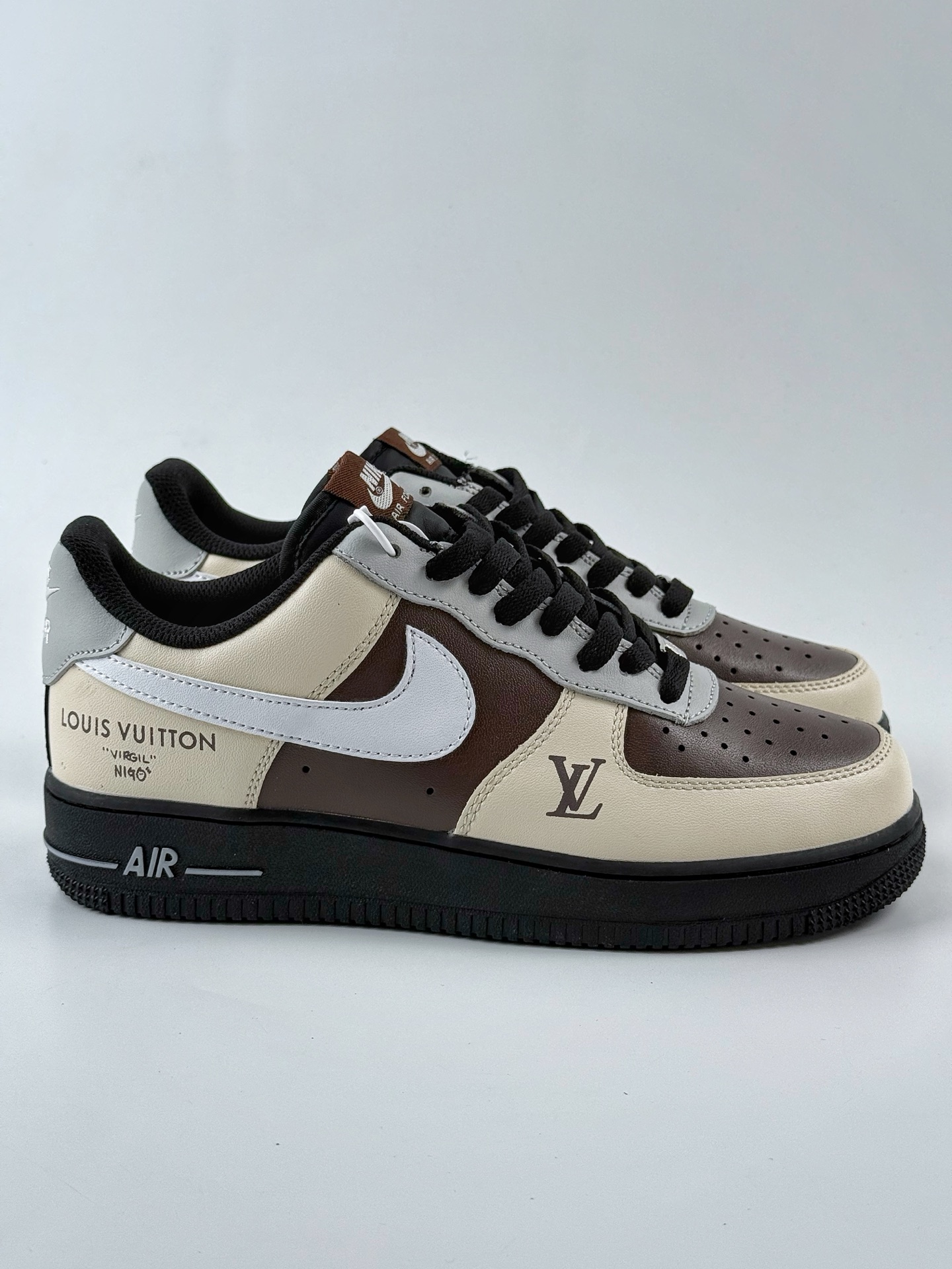 Nike Air Force 1 Low 07 x Louis Vuitton 米棕黑 808788-625