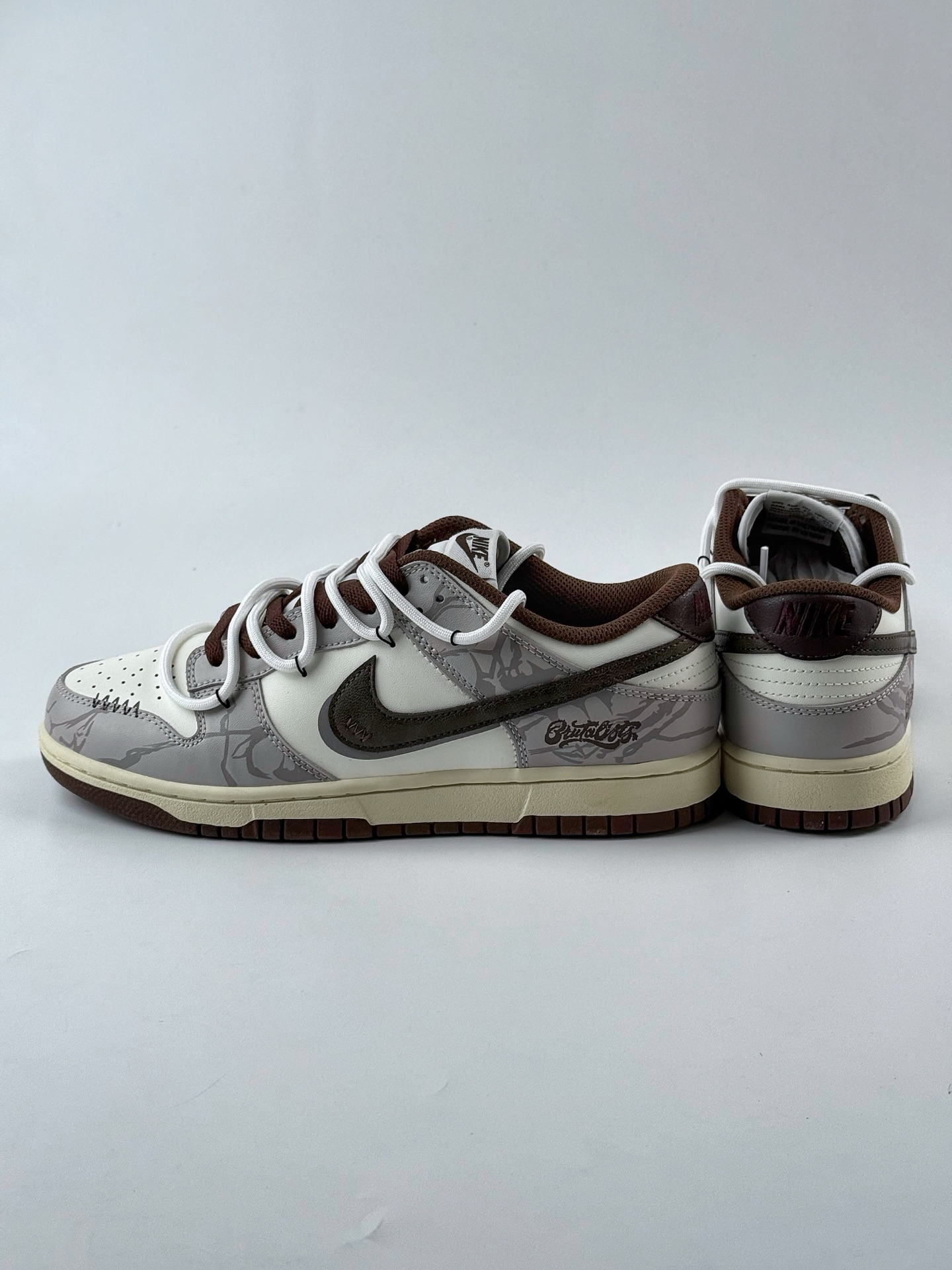 Nike SB Dunk Low 考拉派对 破碎网格 美式复古 工装 机能风 棕 DD1503-124
