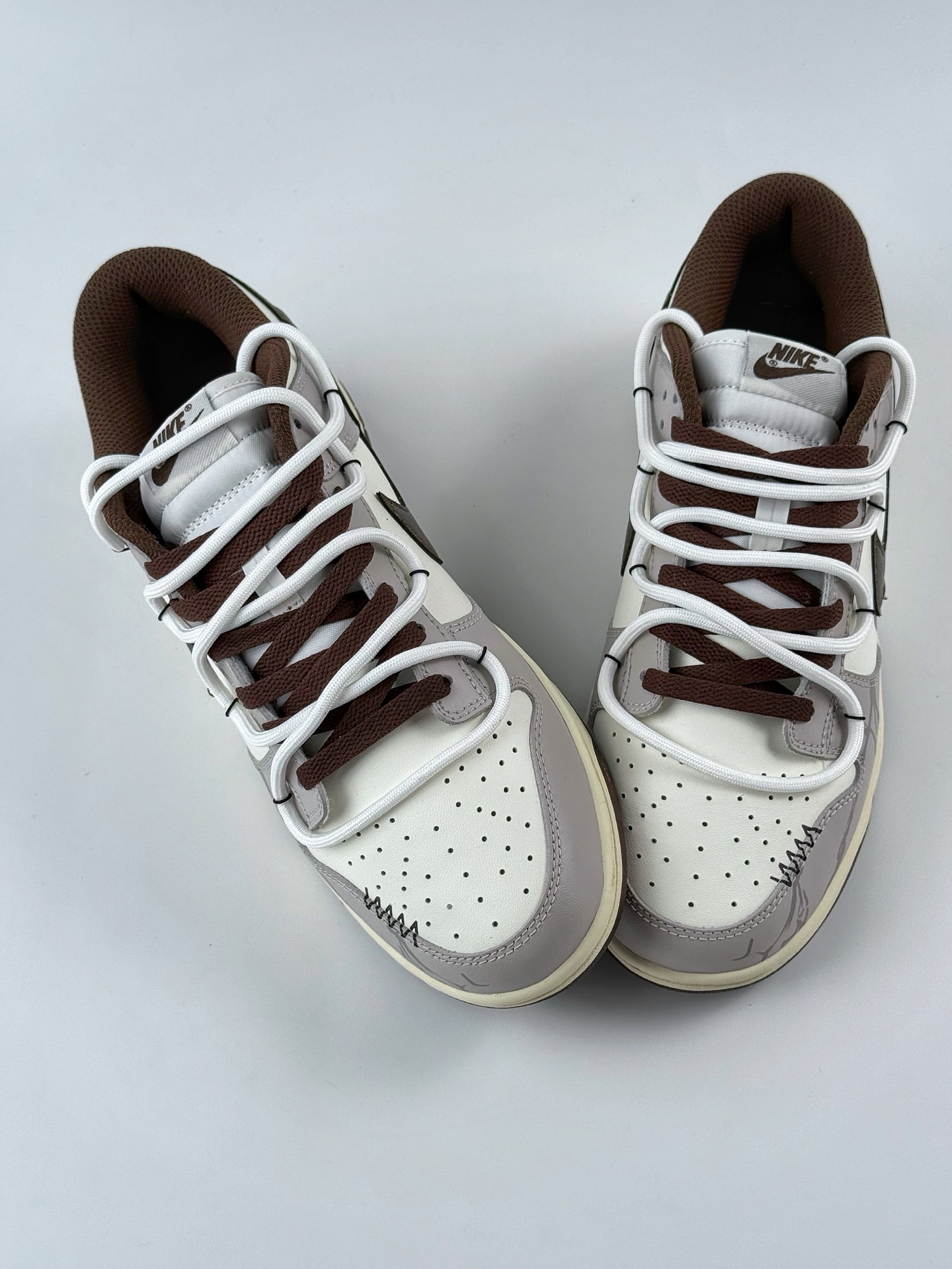 Nike SB Dunk Low 考拉派对 破碎网格 美式复古 工装 机能风 棕 DD1503-124