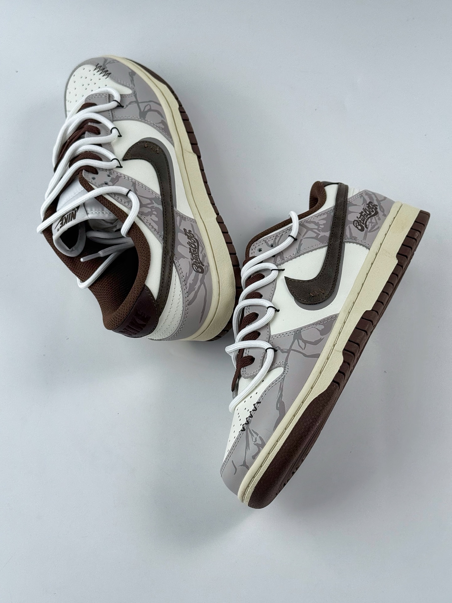 Nike SB Dunk Low 考拉派对 破碎网格 美式复古 工装 机能风 棕 DD1503-124