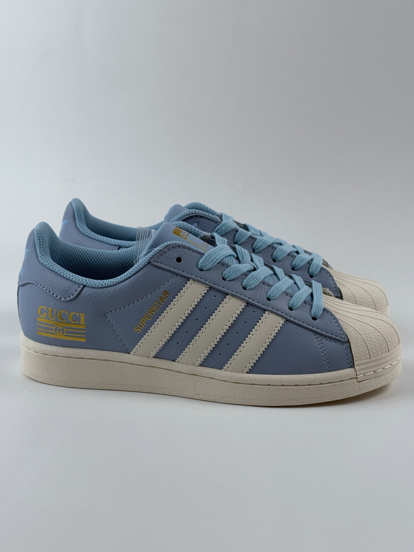 AD Originals Superstar x GUCCI 蓝白 HD2210