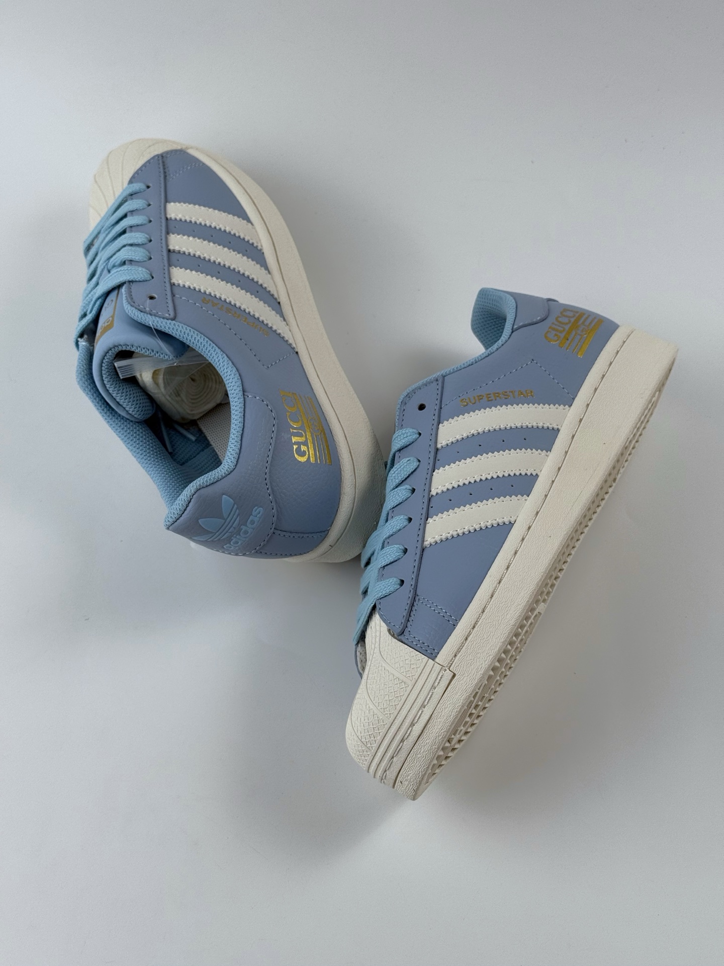 AD Originals Superstar x GUCCI 蓝白 HD2210