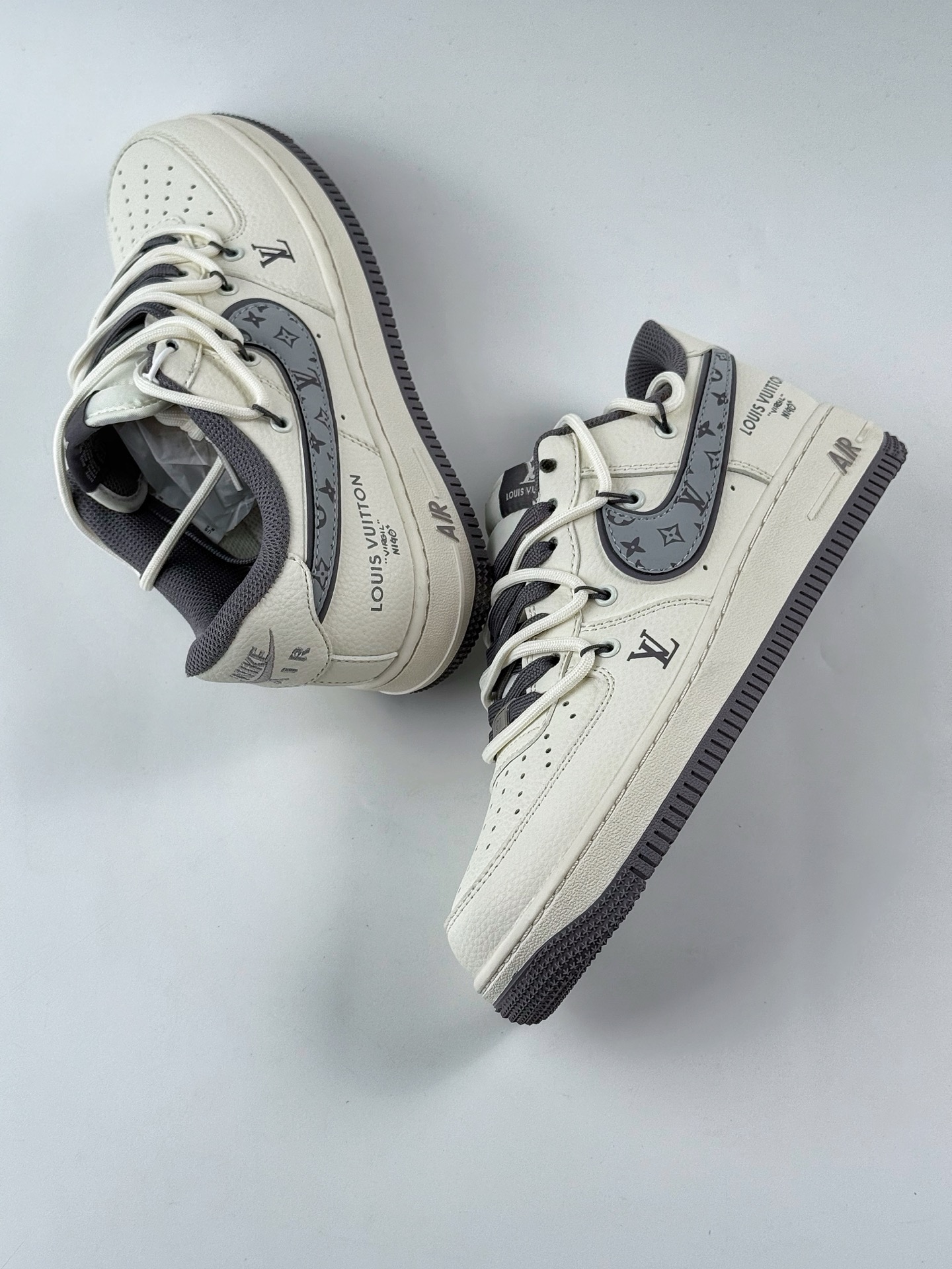 Nike Air Force 1 Low 07 x Louis Vuitton 白灰绑带 DM6868-067