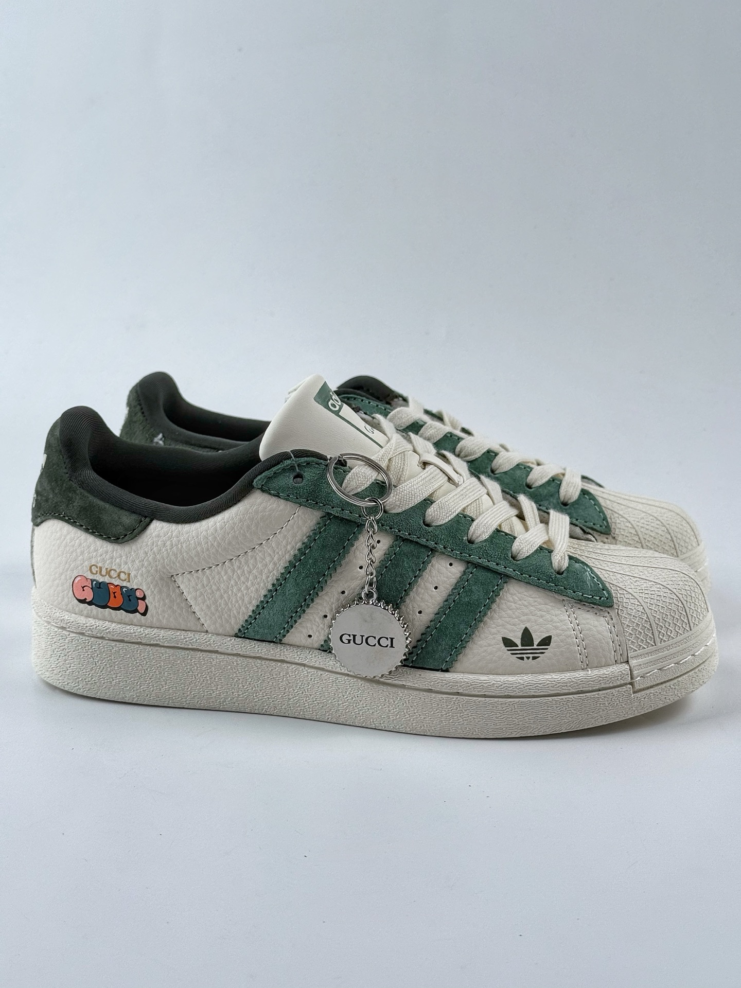AD Originals Superstar x GUCCI 白绿 XS0001
