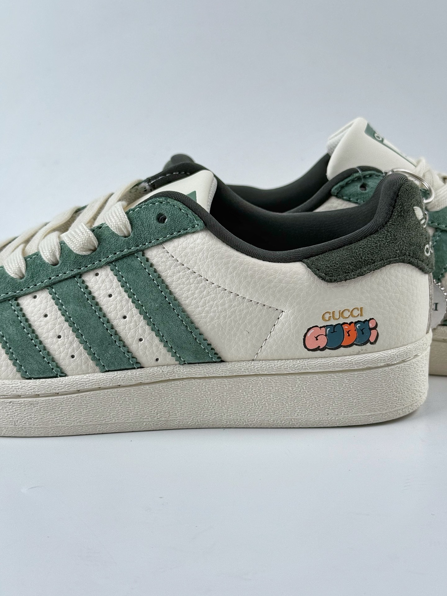 AD Originals Superstar x GUCCI 白绿 XS0001