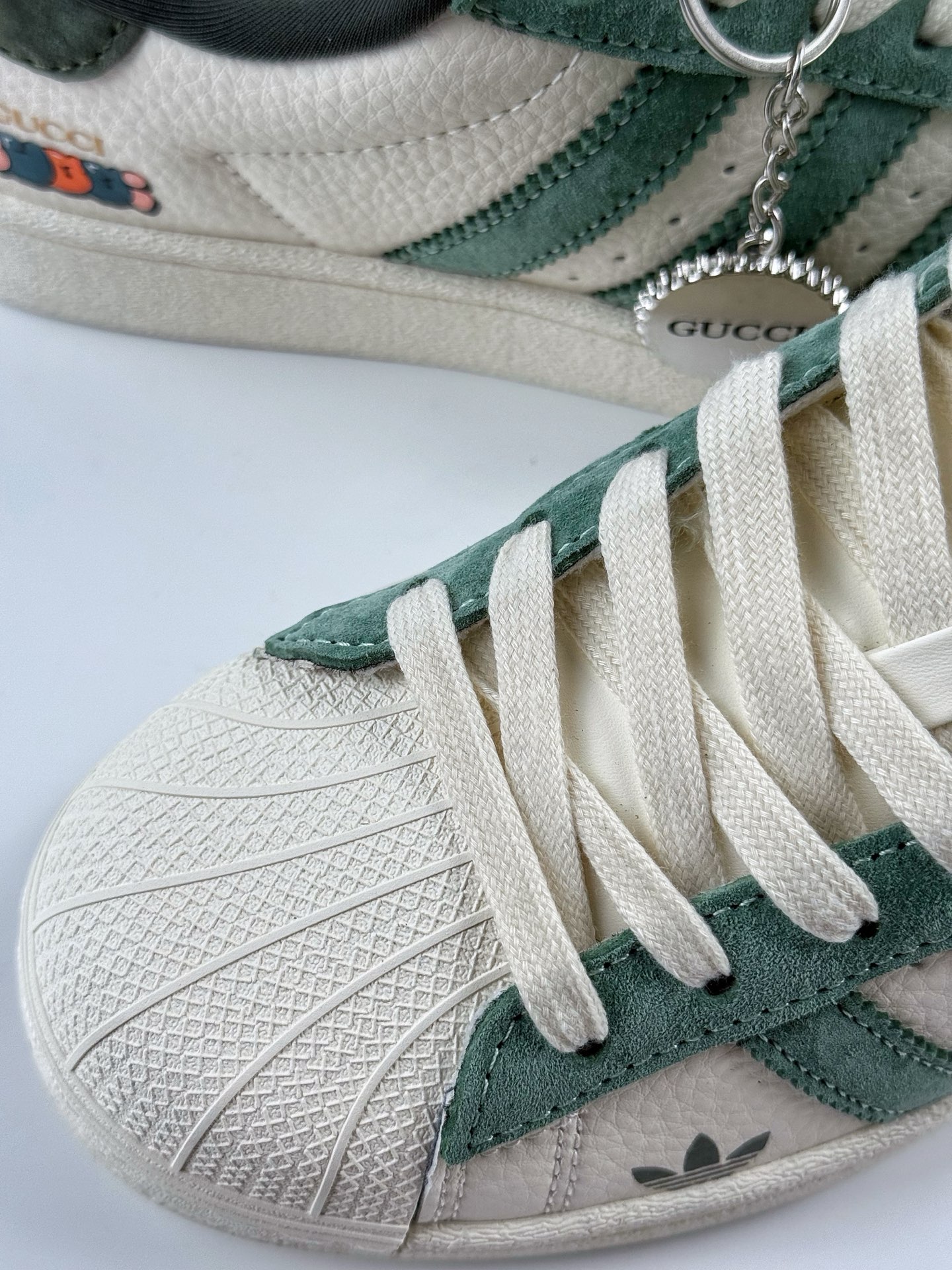 AD Originals Superstar x GUCCI 白绿 XS0001