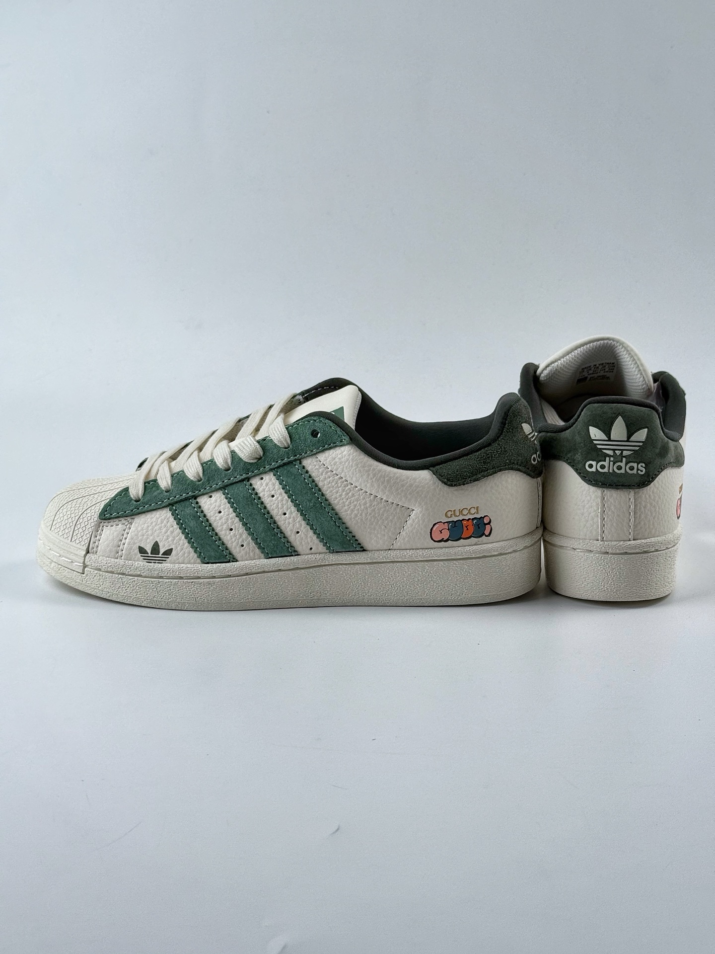 AD Originals Superstar x GUCCI 白绿 XS0001