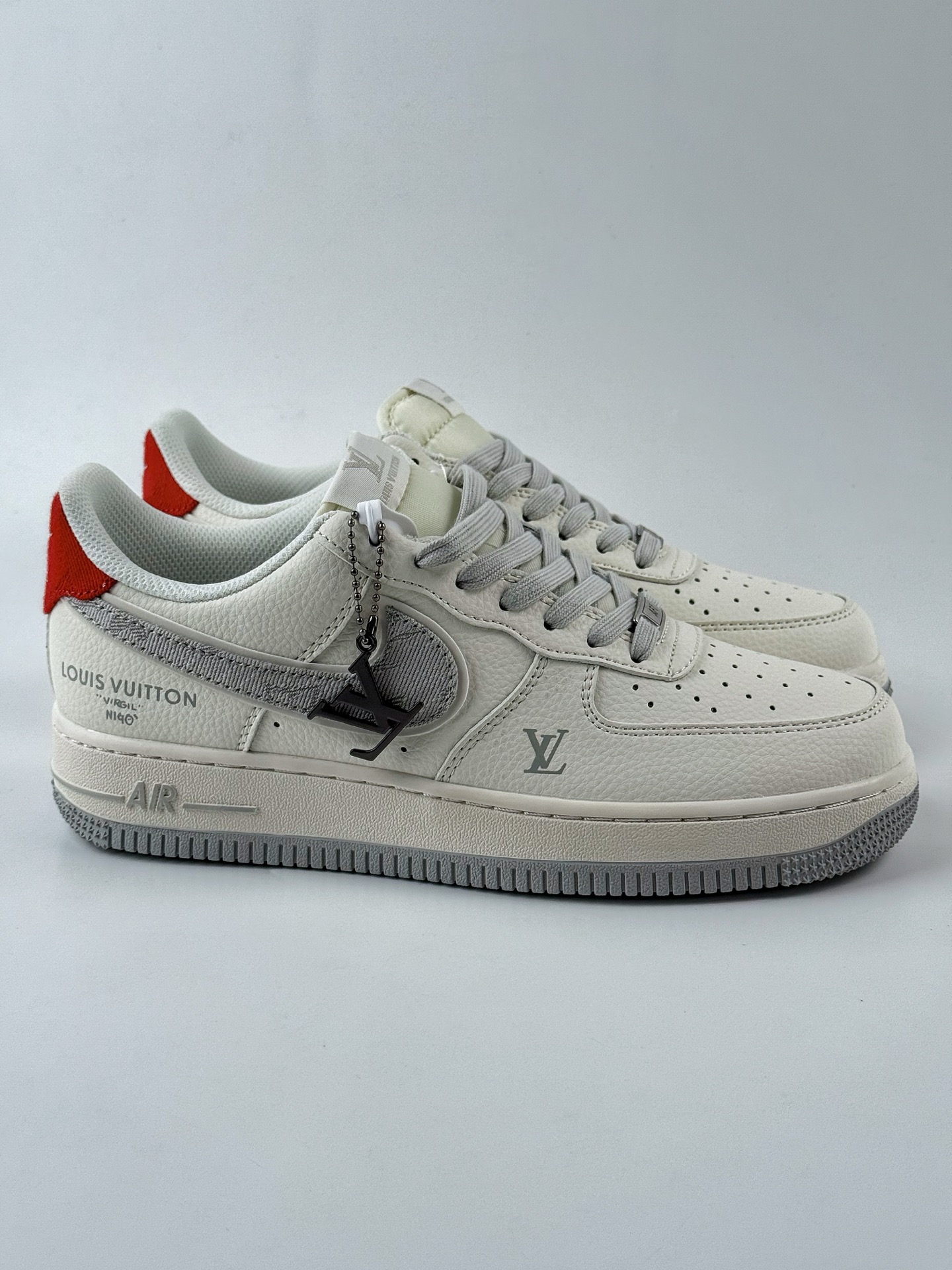 Nike Air Force 1 Low 07 x Louis Vuitton 白灰红 XX3168-135