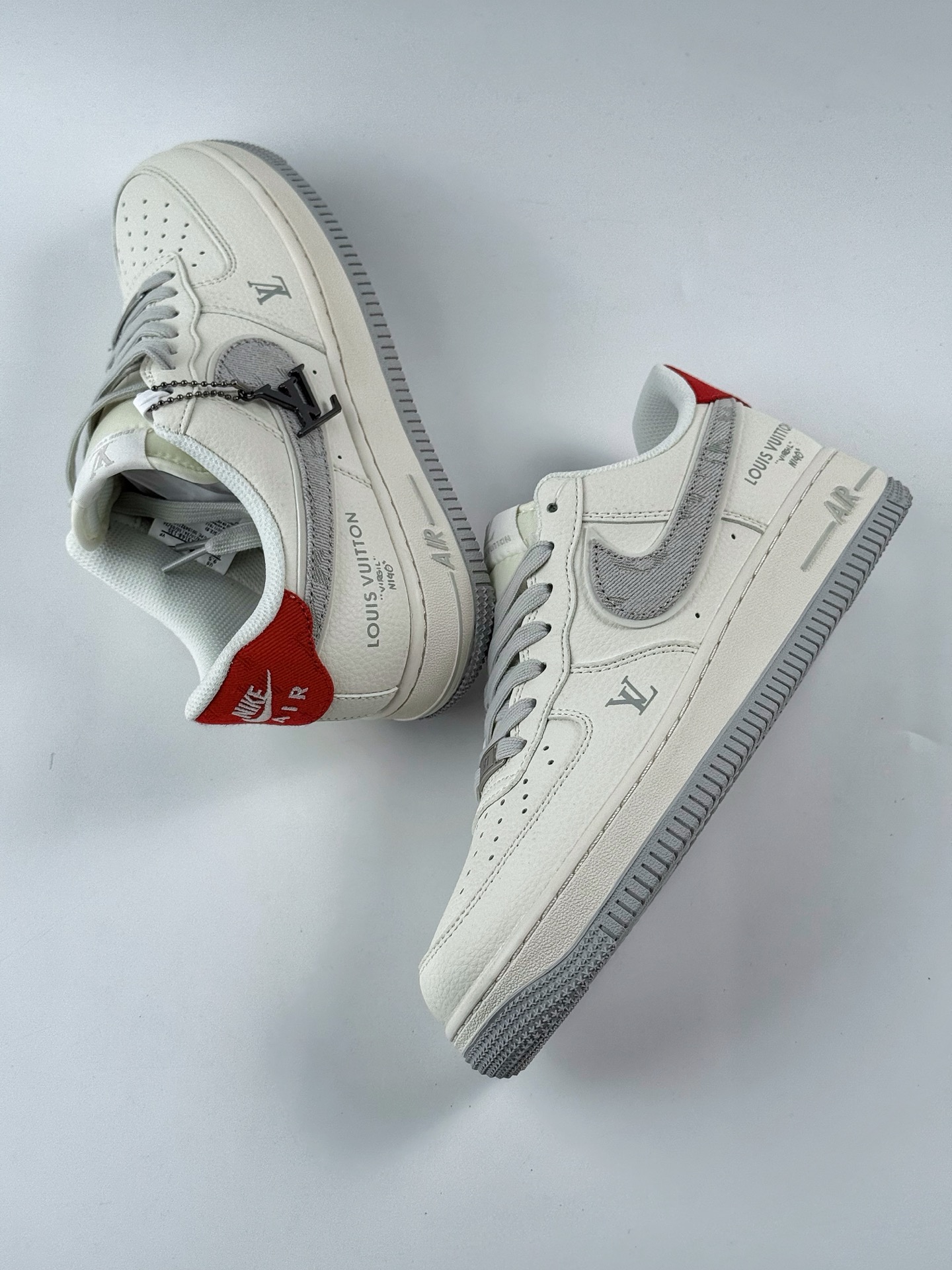 Nike Air Force 1 Low 07 x Louis Vuitton 白灰红 XX3168-135