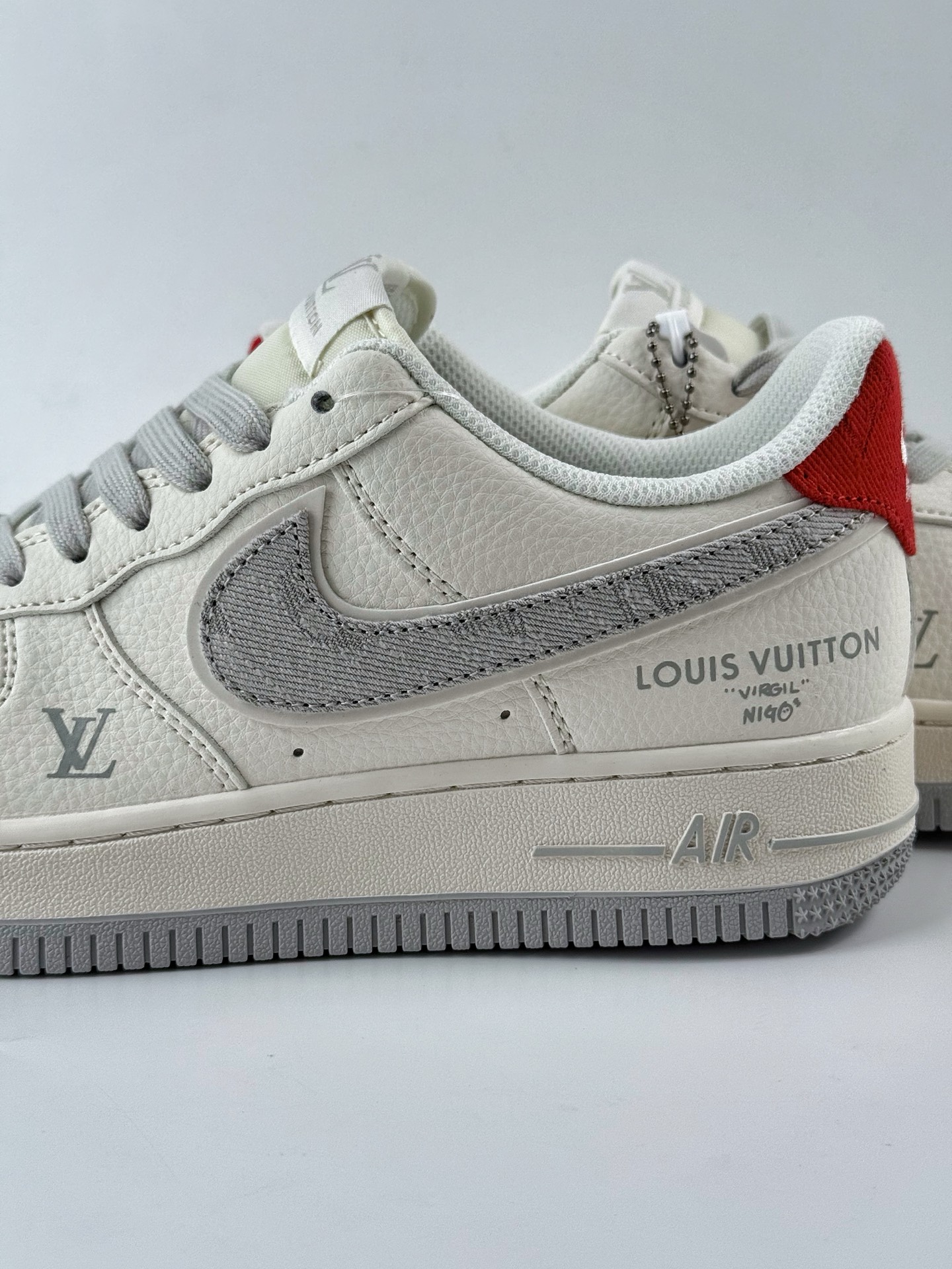Nike Air Force 1 Low 07 x Louis Vuitton 白灰红 XX3168-135