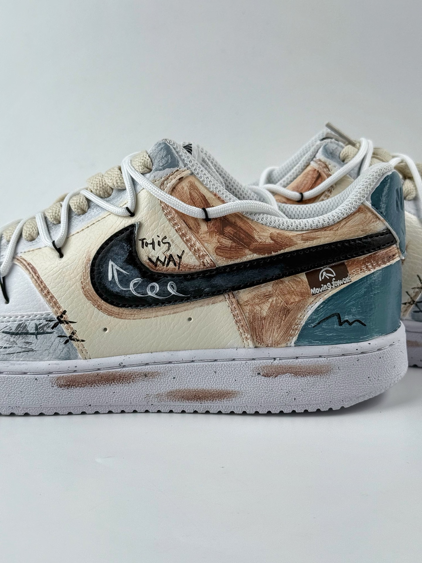 Nike Court Vision Low 1 P.M.S 向前 蓝白色 休闲运动板鞋 DH2987-216