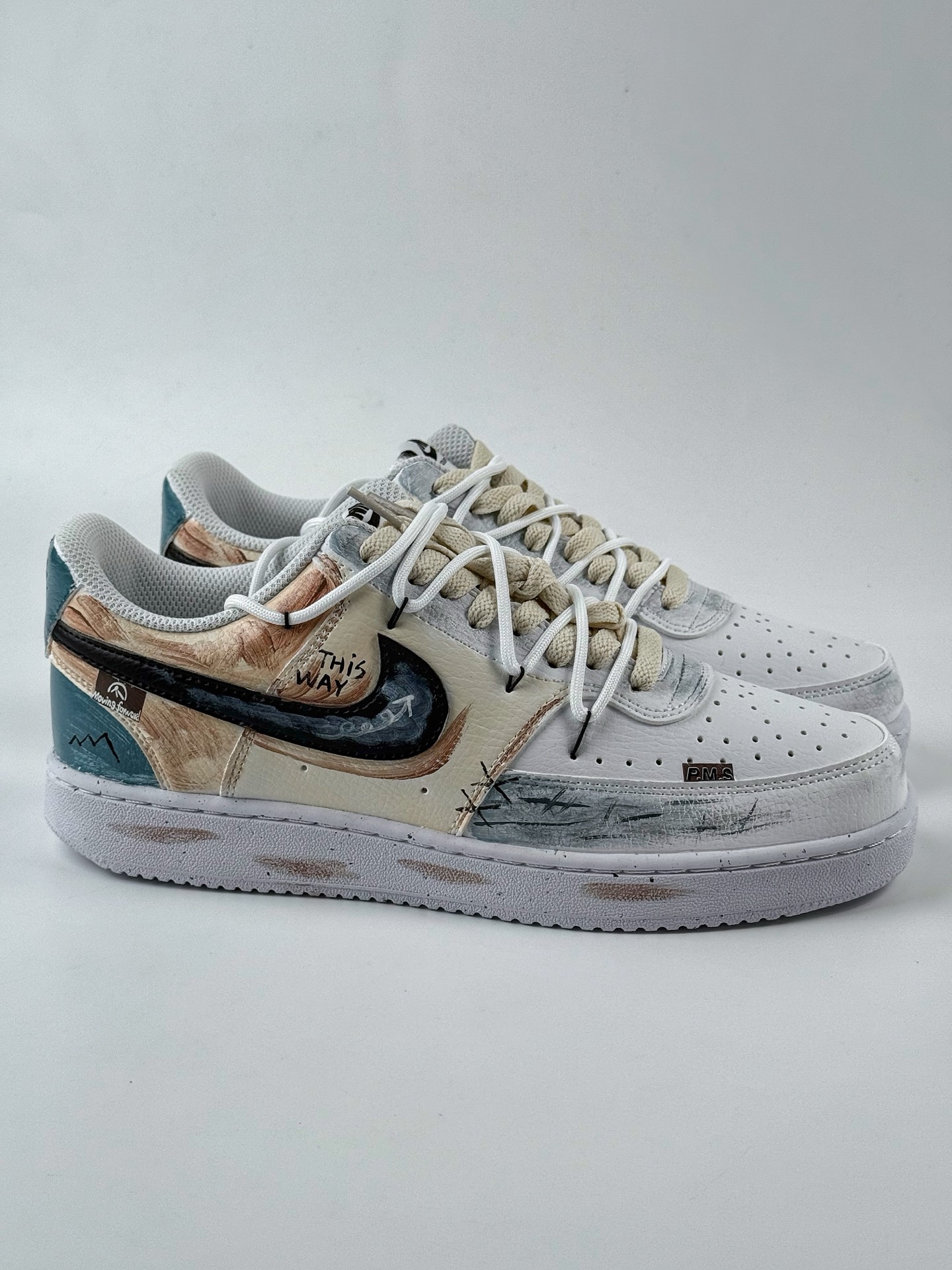 Nike Court Vision Low 1 P.M.S 向前 蓝白色 休闲运动板鞋 DH2987-216