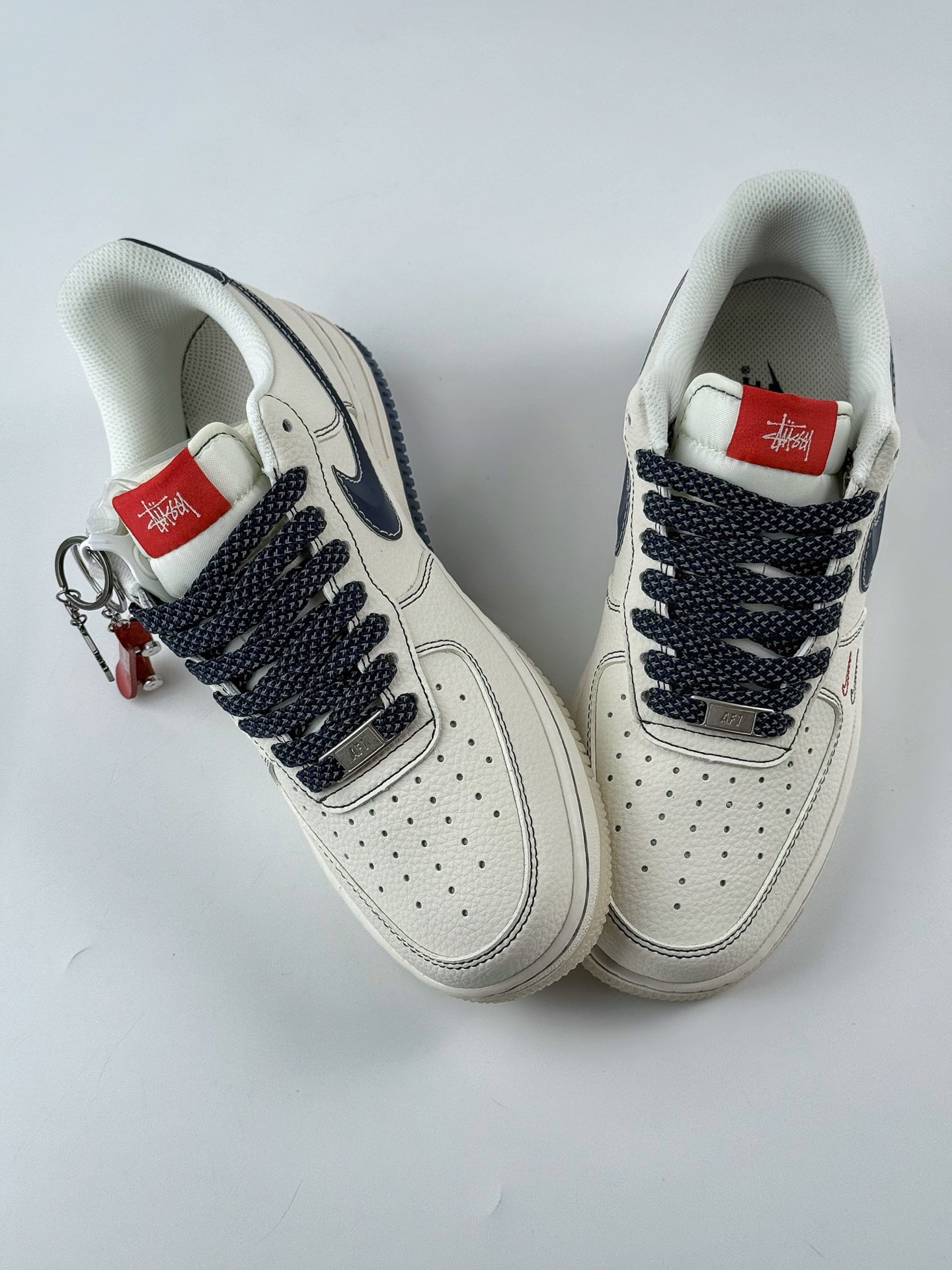 Nike Air Force 1 Low 07 x Stussy 白蓝红双小钩满天星 HH7518-072