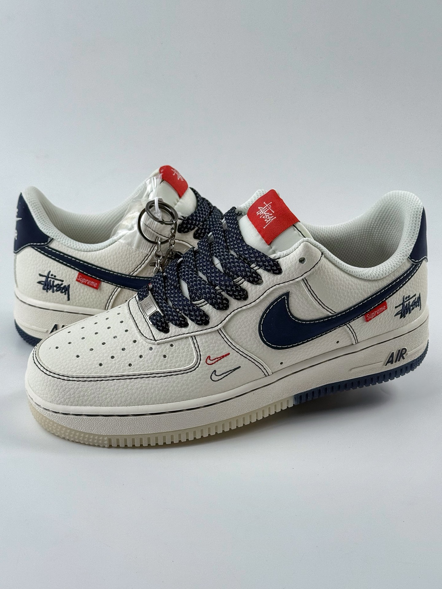 Nike Air Force 1 Low 07 x Stussy 白蓝红双小钩满天星 HH7518-072