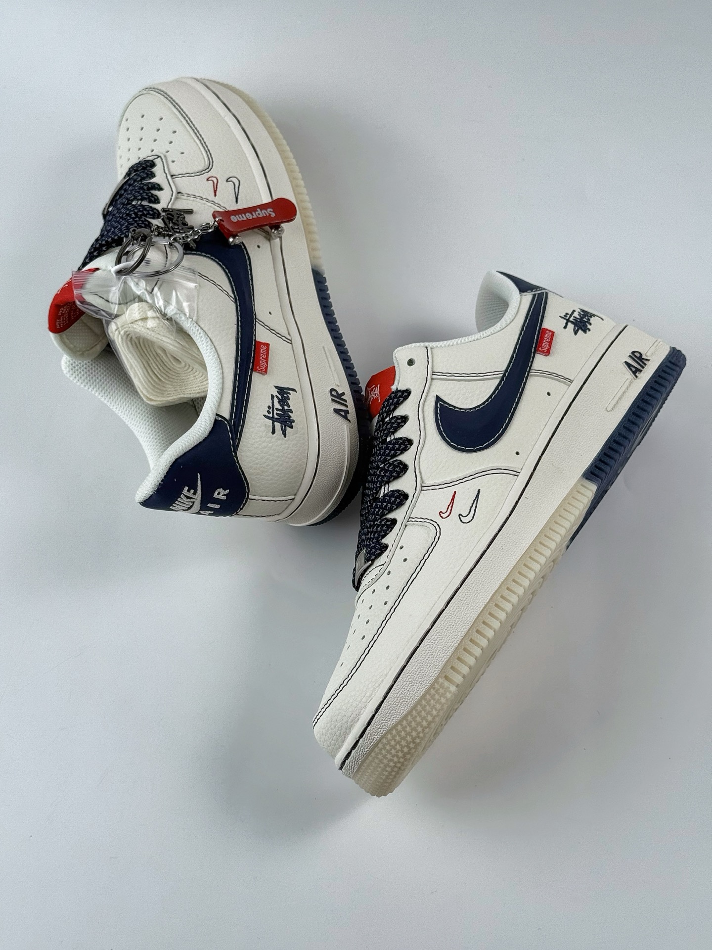 Nike Air Force 1 Low 07 x Stussy 白蓝红双小钩满天星 HH7518-072