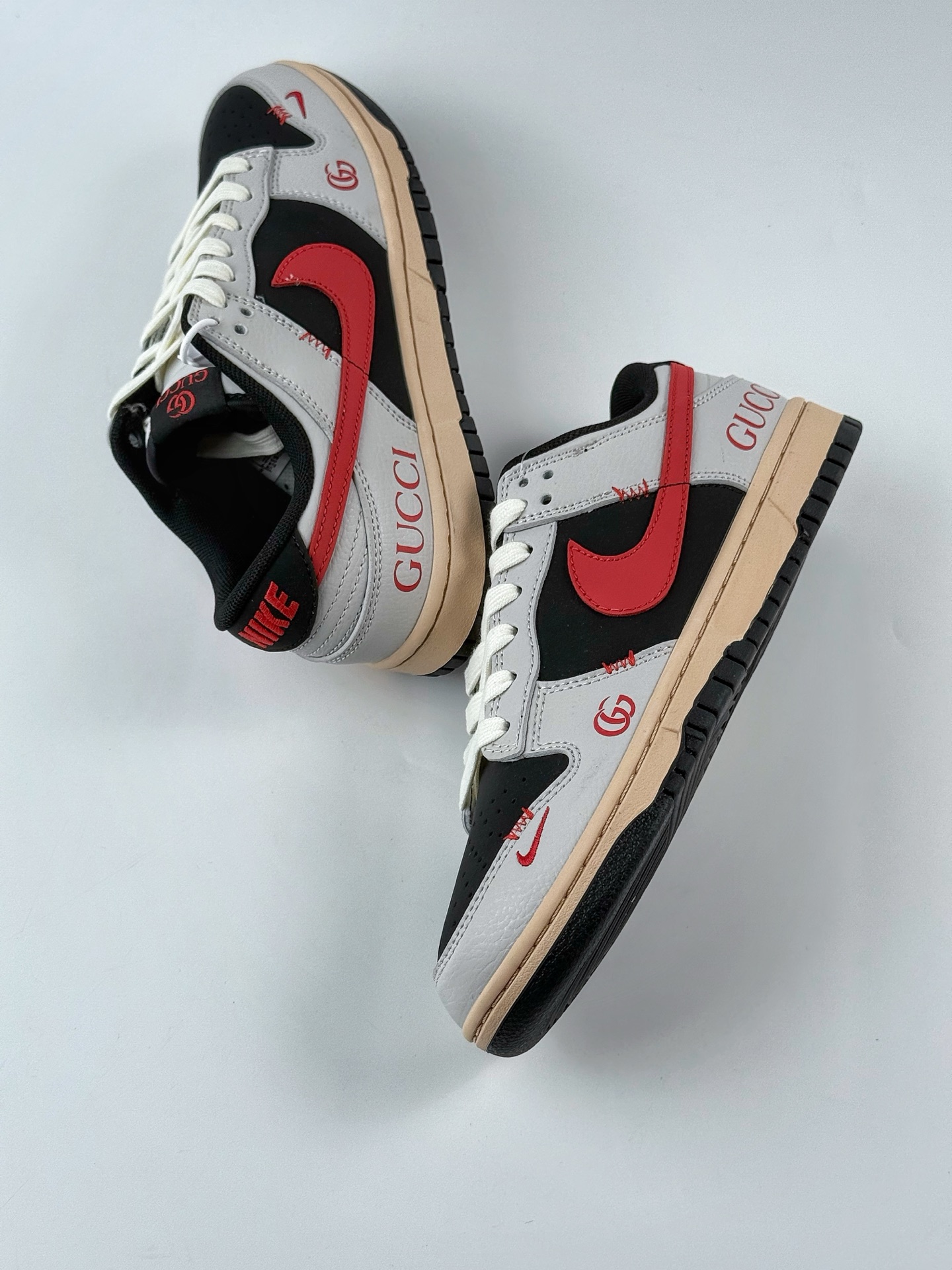 Nike SB Dunk Low x GUCCI 灰黑红小钩 XD1588-206