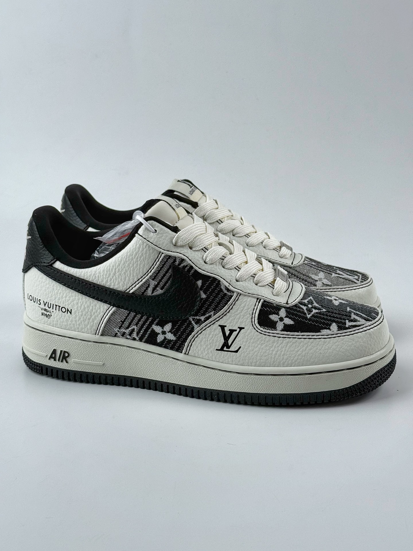 240 Nike Air Force 1 Low 07 x Louis Vuitton 白黑 BZ6808-103