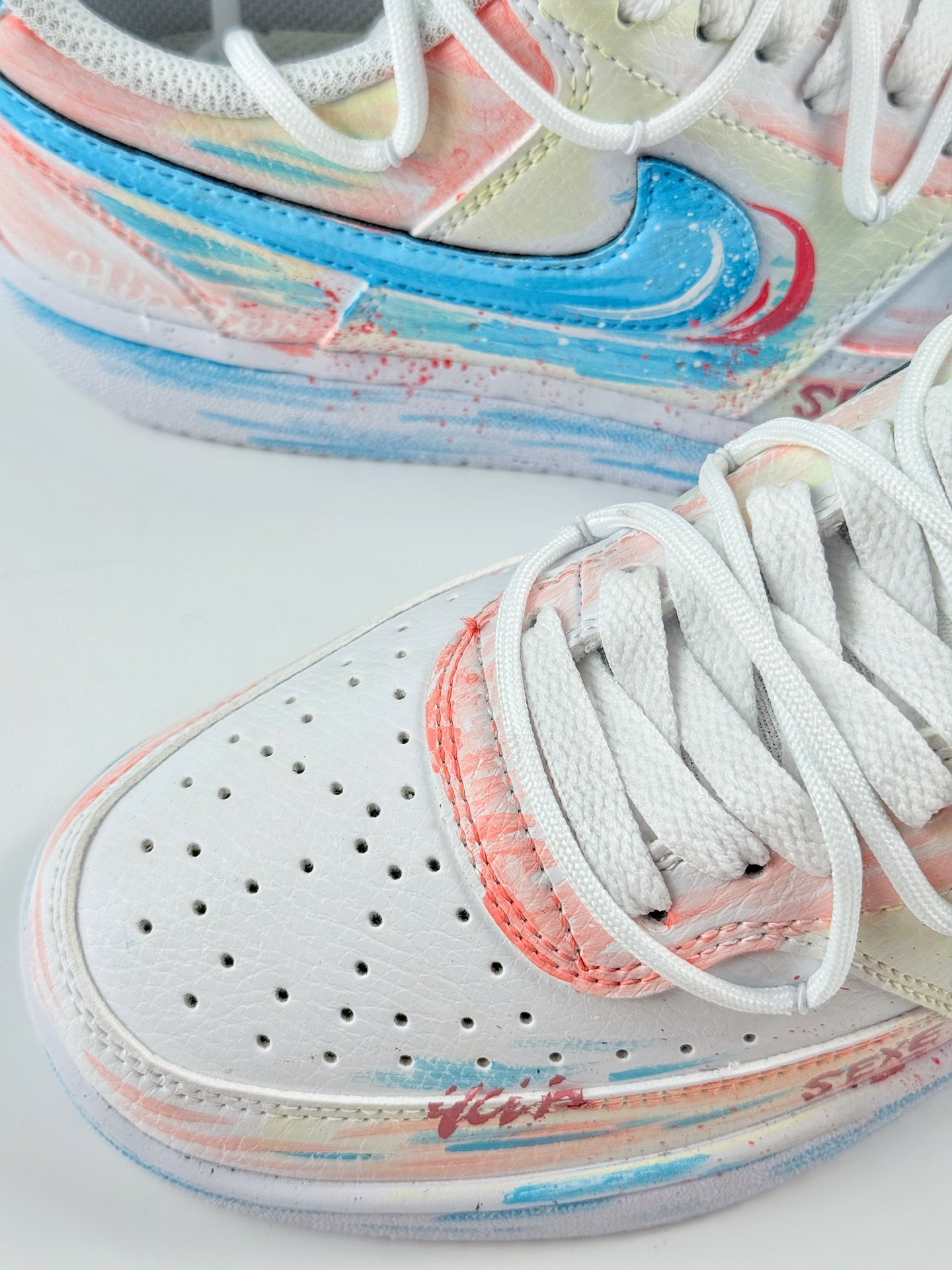 Nike Court Vision Low 1 悦动粉 清新 做旧 建百年 白粉 休闲运动板鞋 DH2987-217