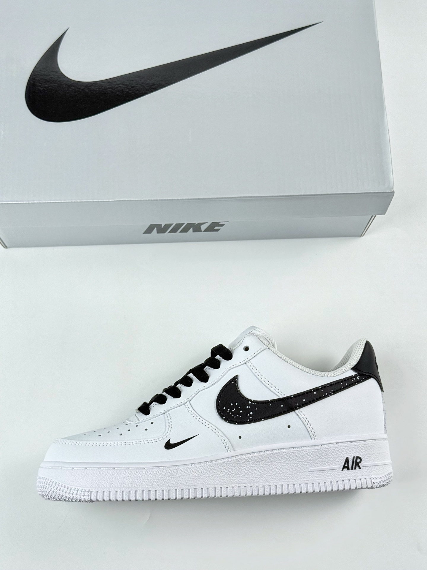 Nike Air Force 1 Low 07 白黑泼墨小钩 ZH0316-074