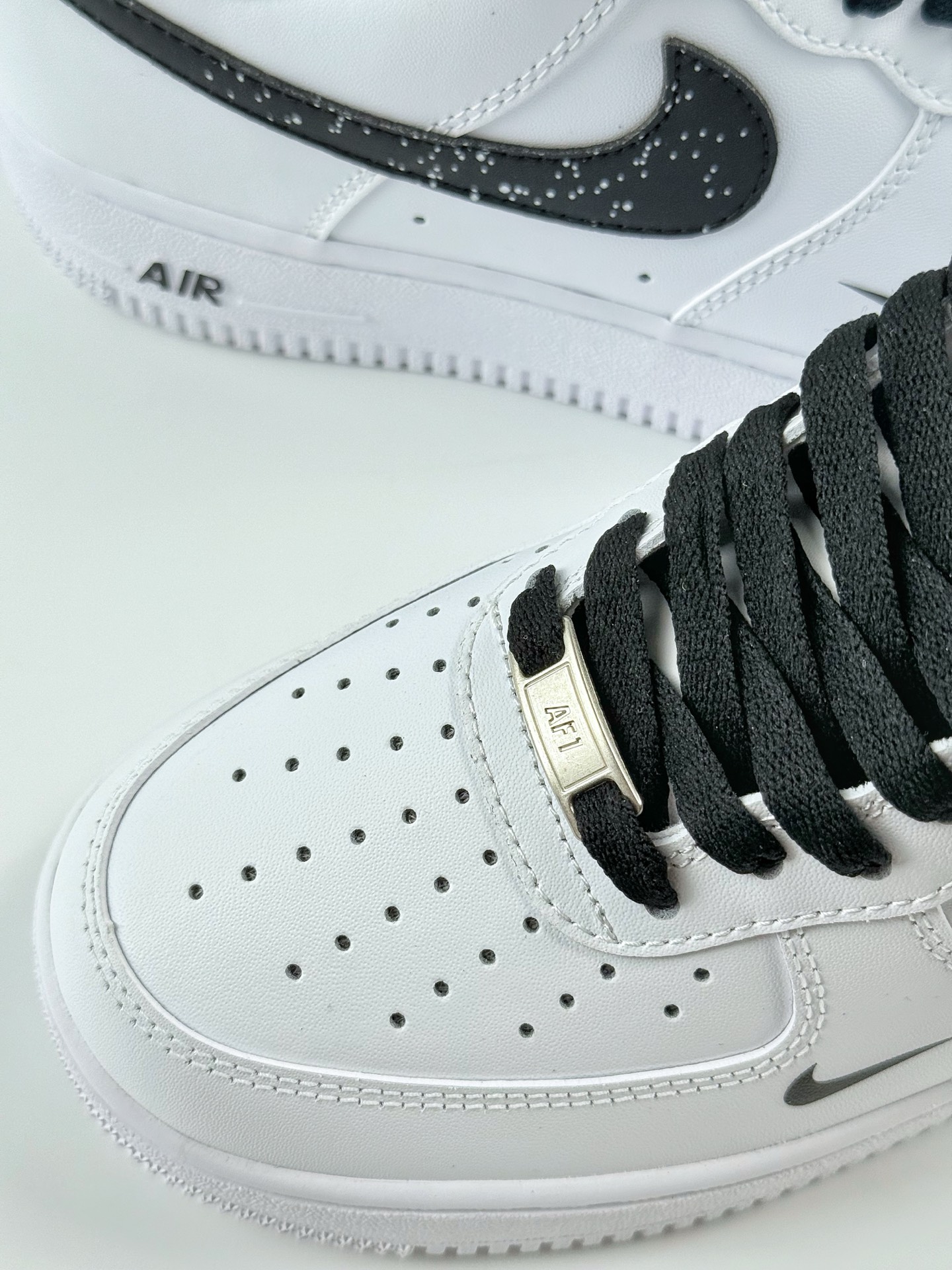 Nike Air Force 1 Low 07 白黑泼墨小钩 ZH0316-074
