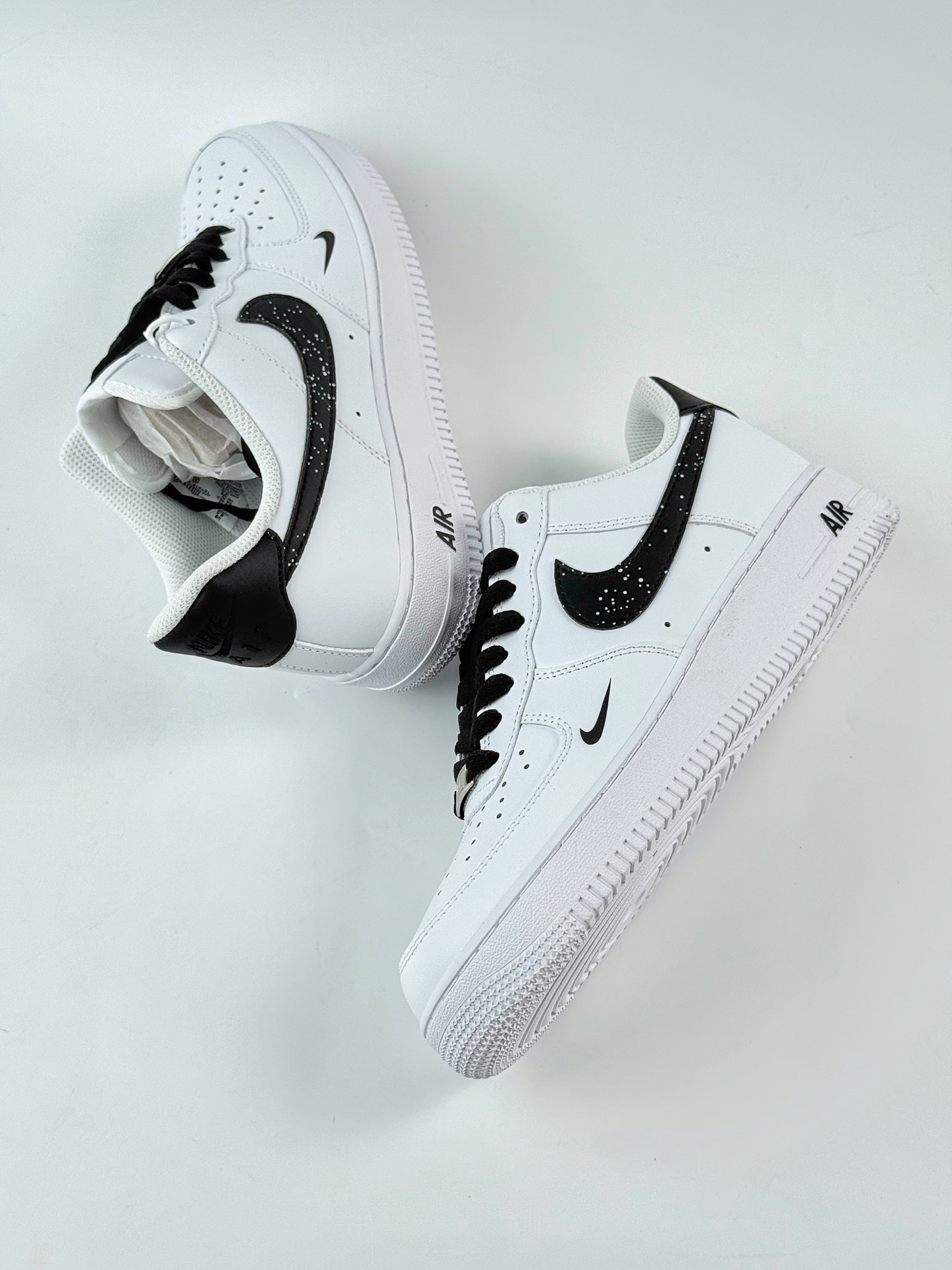 Nike Air Force 1 Low 07 白黑泼墨小钩 ZH0316-074