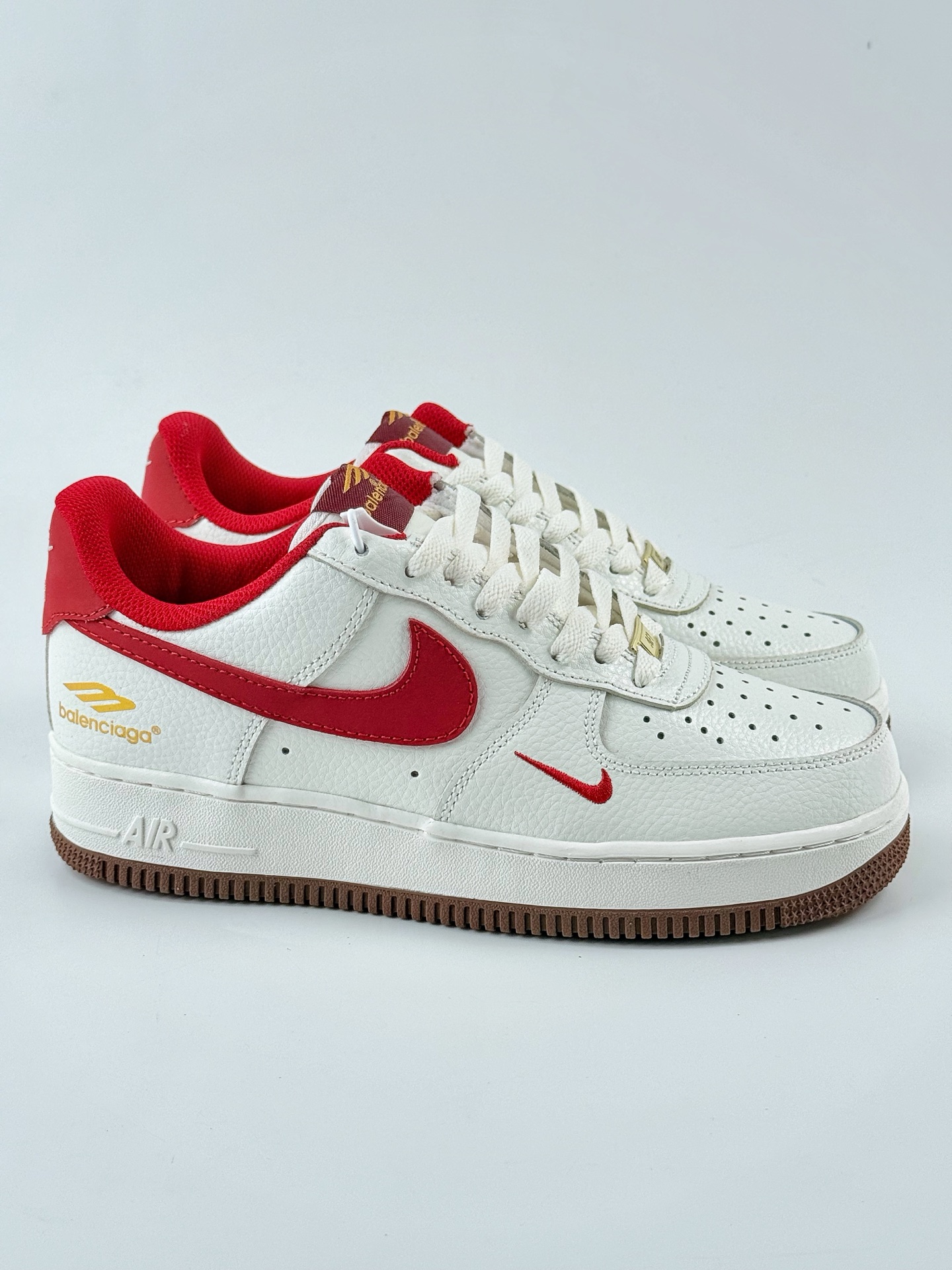 Nike Air Force 1 Low 07 x Balenciaga 白红小钩 AM1588-009