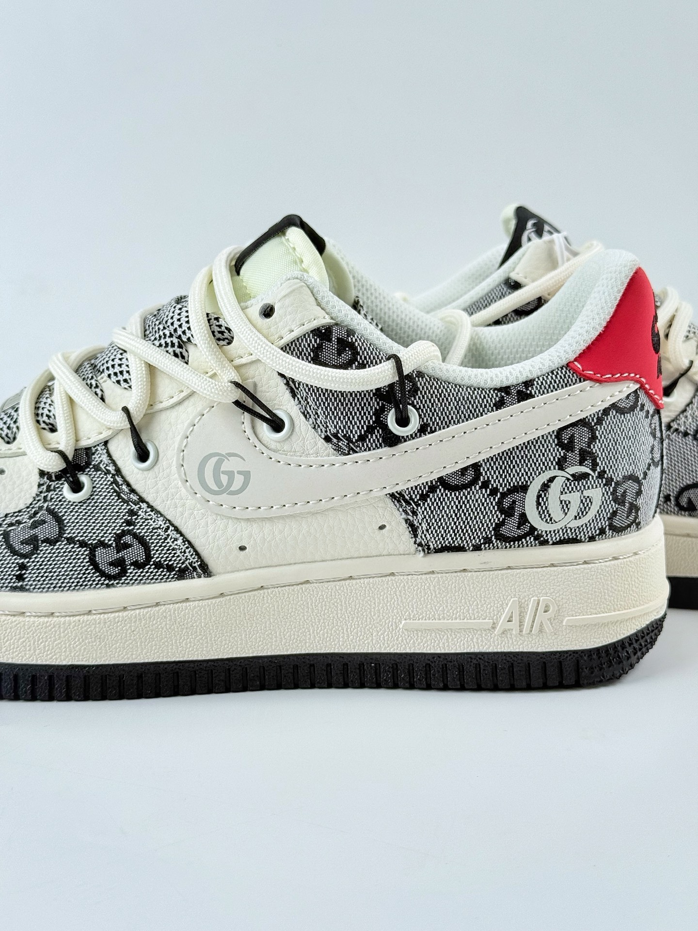 Nike Air Force 1 Low 07 x GUCCI 白黑牛仔绑带满天星 YX5066-319