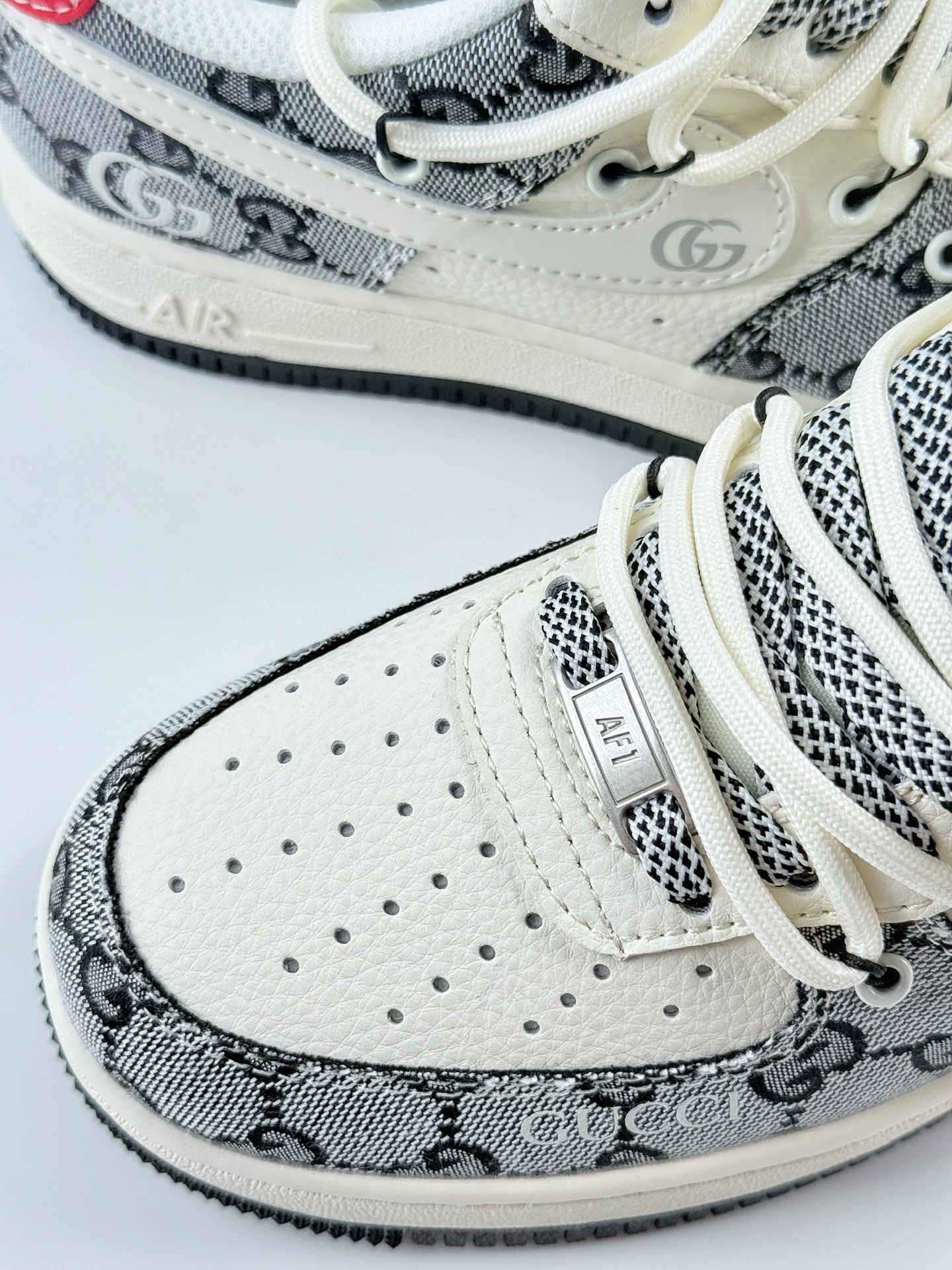 Nike Air Force 1 Low 07 x GUCCI 白黑牛仔绑带满天星 YX5066-319