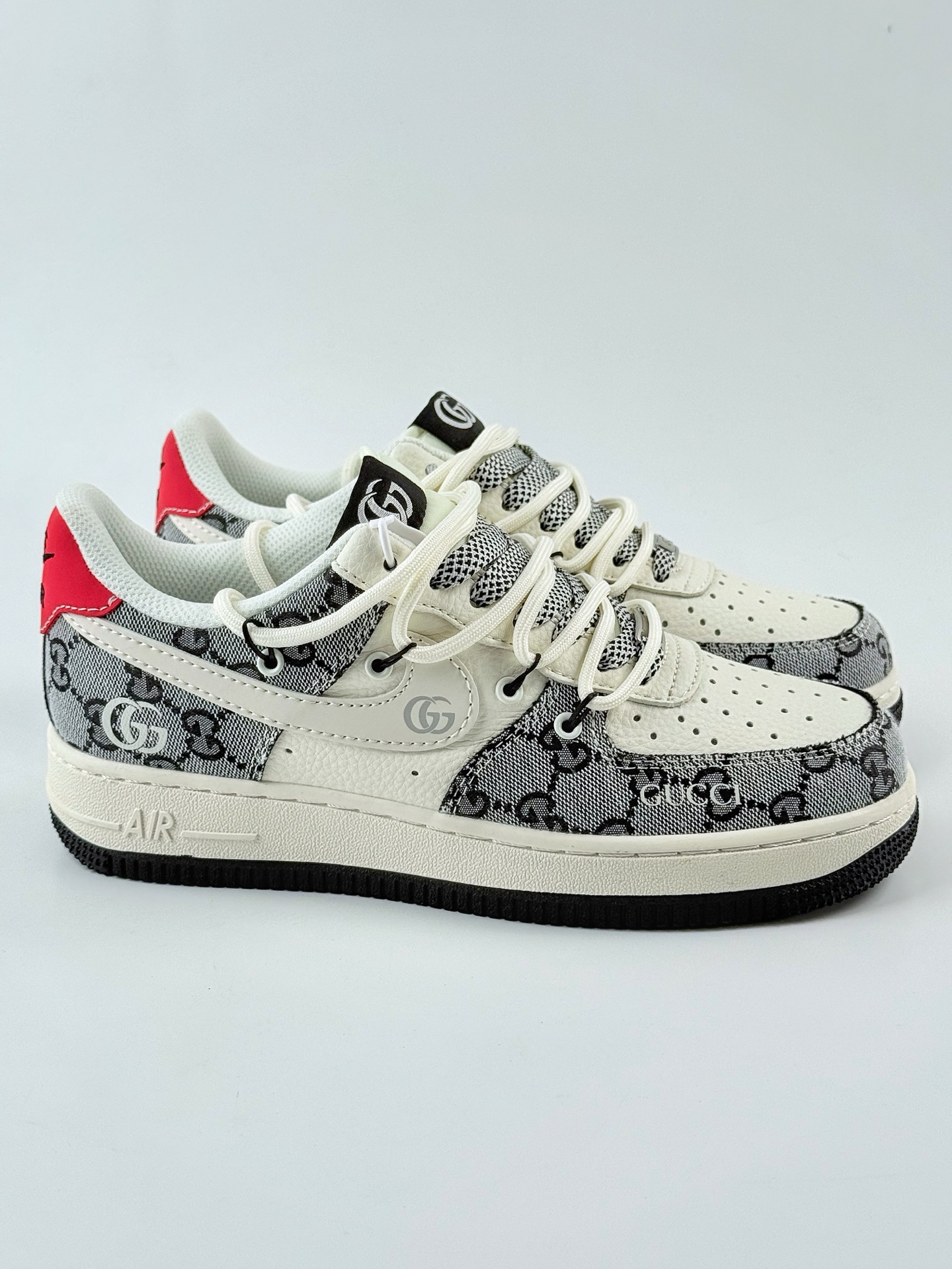 Nike Air Force 1 Low 07 x GUCCI 白黑牛仔绑带满天星 YX5066-319