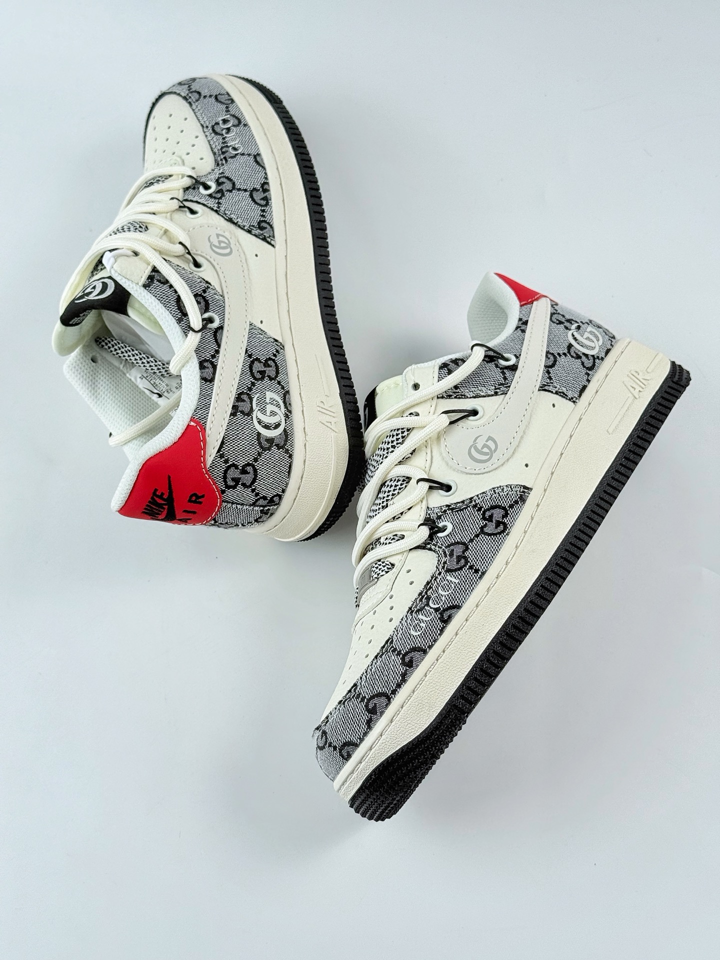 Nike Air Force 1 Low 07 x GUCCI 白黑牛仔绑带满天星 YX5066-319