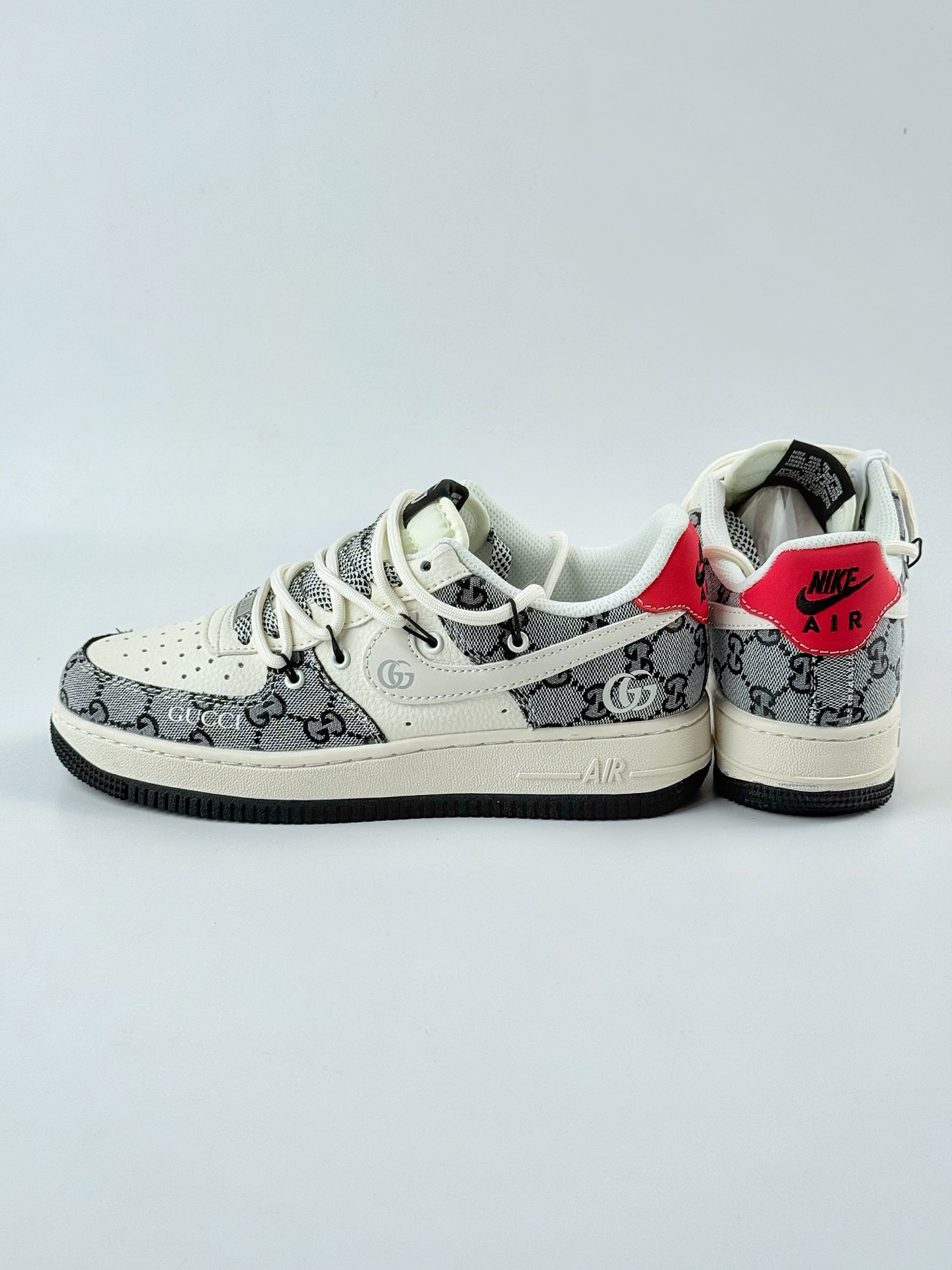 Nike Air Force 1 Low 07 x GUCCI 白黑牛仔绑带满天星 YX5066-319