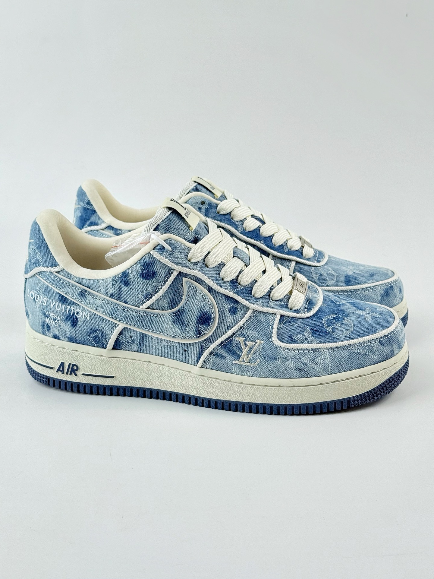 Nike Air Force 1 Low 07 x Louis Vuitton 白蓝牛仔布 SC9207-532