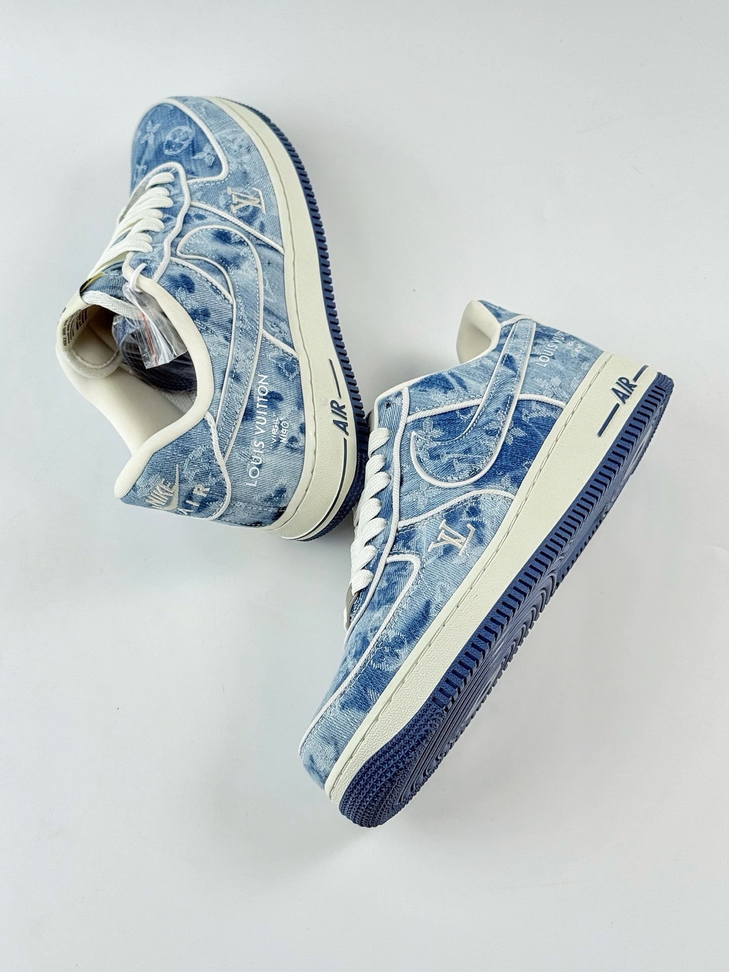 Nike Air Force 1 Low 07 x Louis Vuitton 白蓝牛仔布 SC9207-532