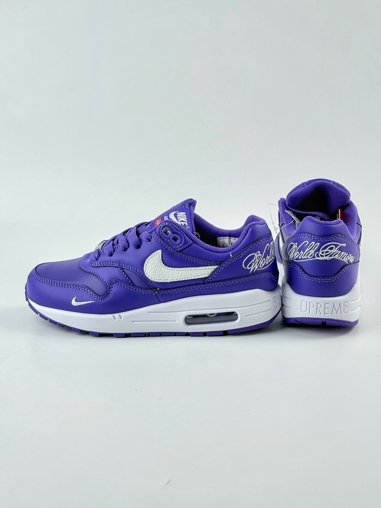 Nike Air Max 1 x Supreme 87 复古休闲跑步鞋 HF8813-500